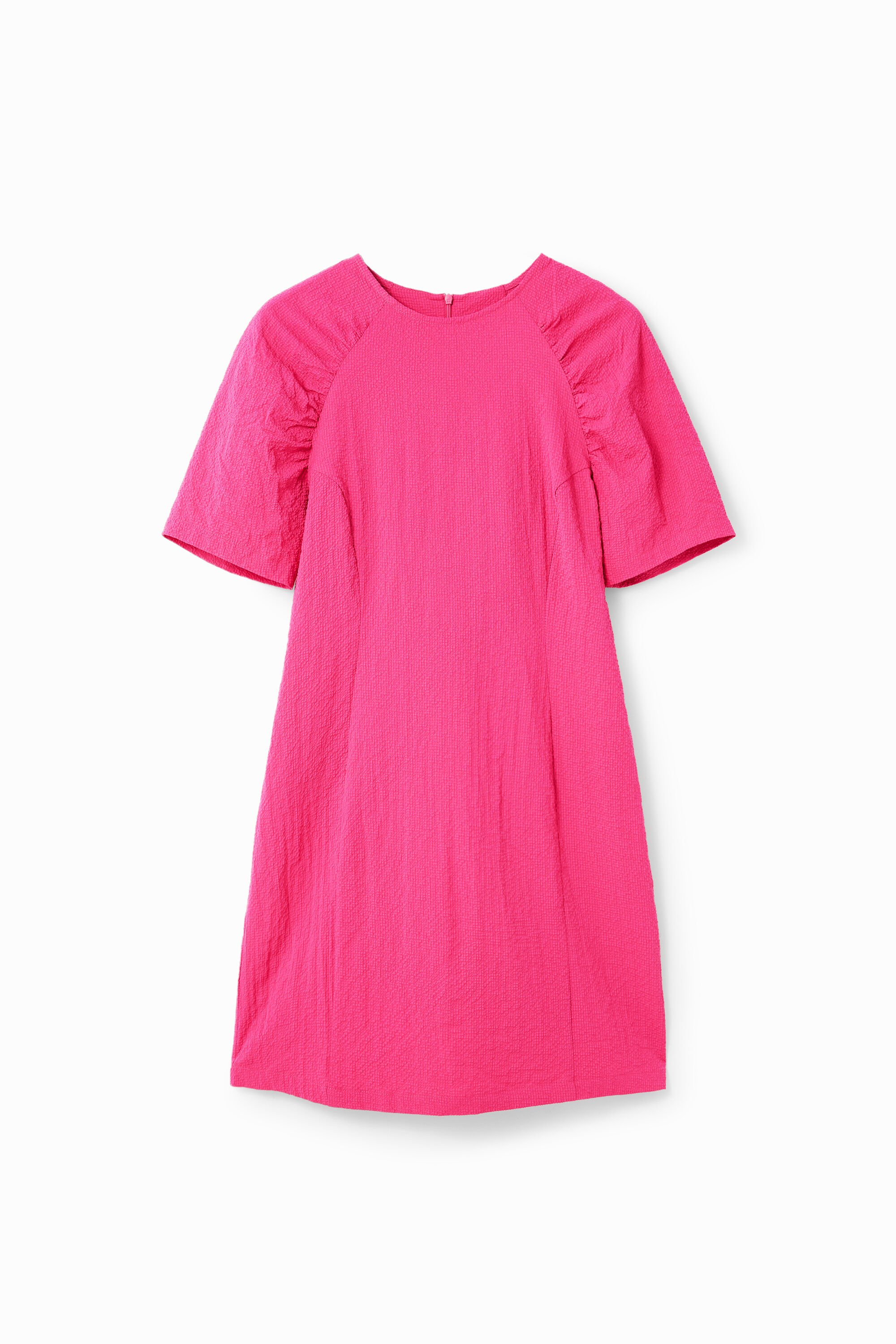 Desigual, Kurzes Kleid Textur, Damen, Rot, M