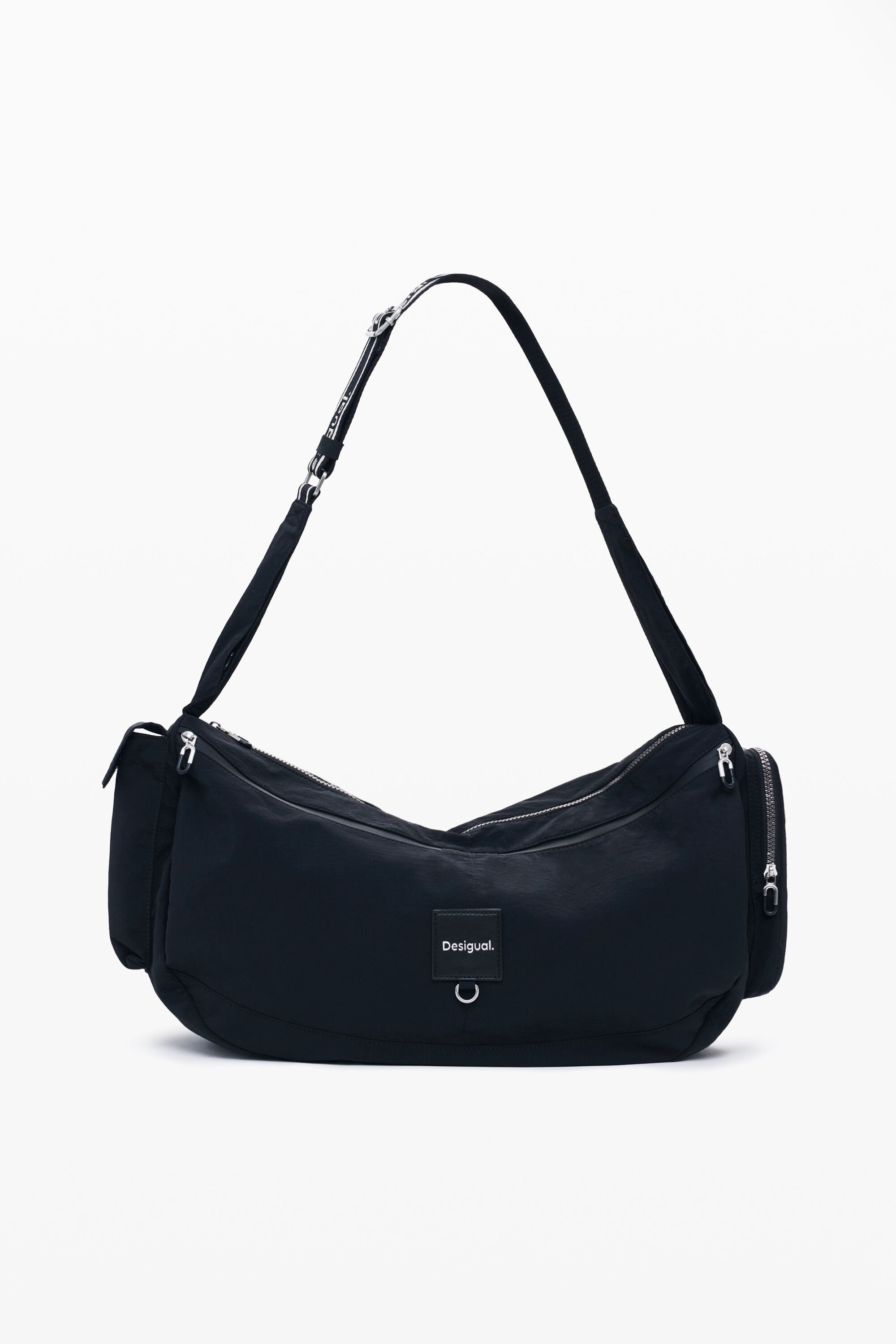 Desigual, Mittlere Reisetasche aus Nylon, Damen, Polyamid, Schwarz, U
