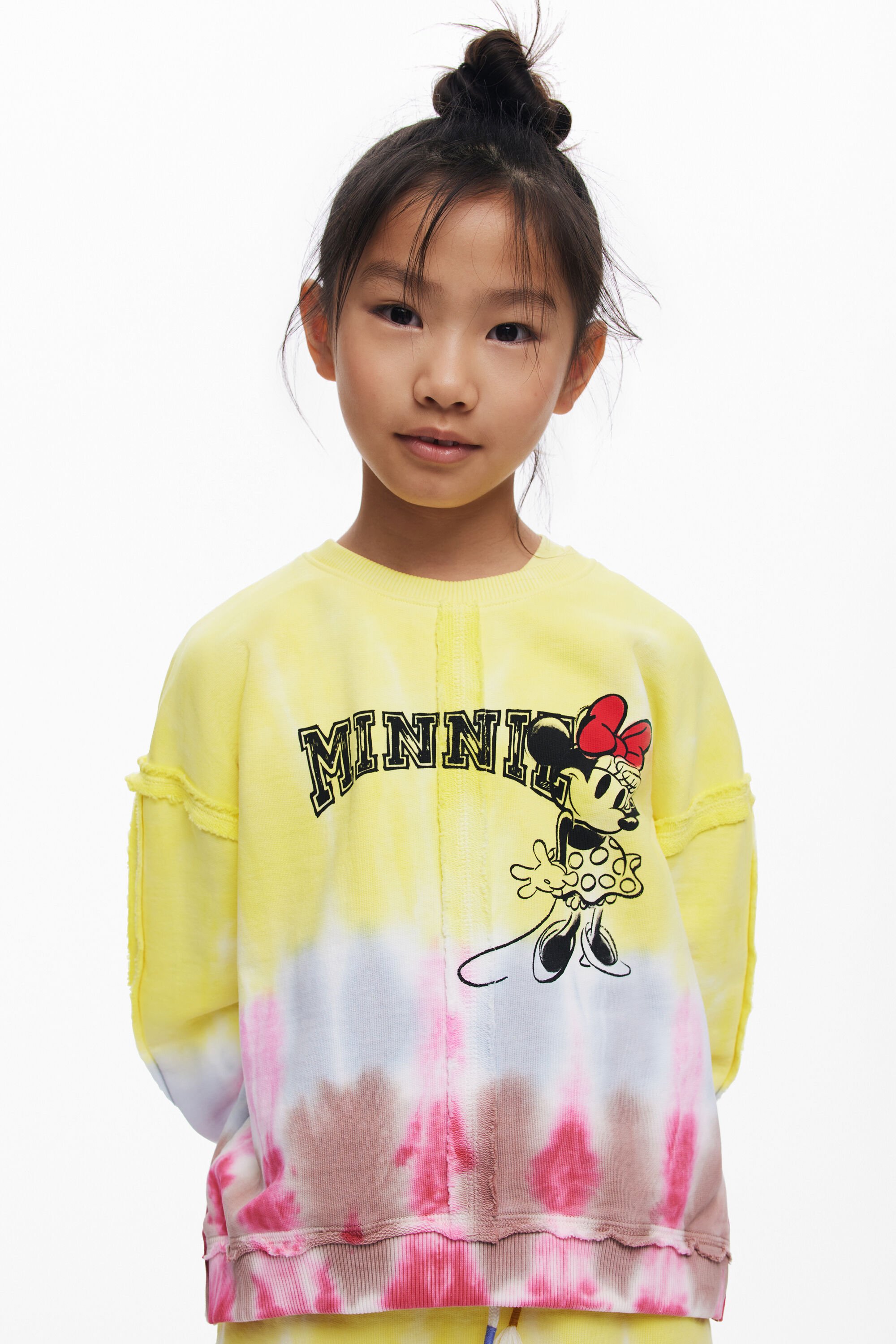 Desigual, Minnie Mouse™ Tie-Dye-Sweatshirt, Kinder, Baumwolle, 3/4