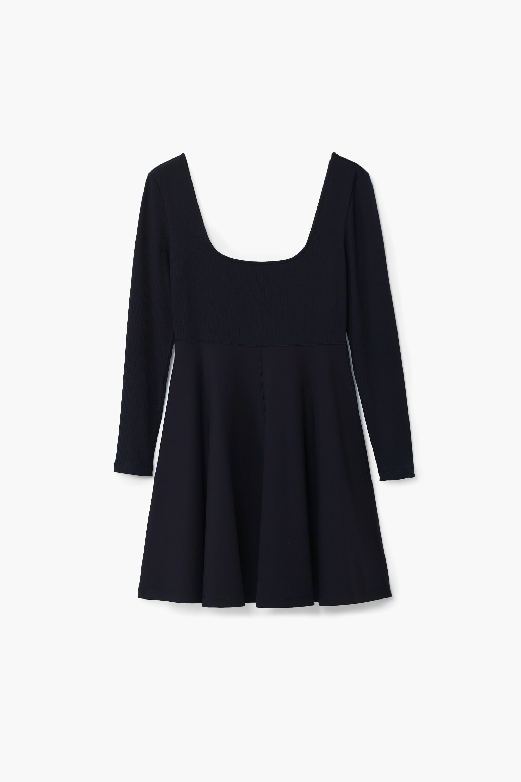 Desigual, Kurzes Kleid mit Schwung, Schwarz, XL