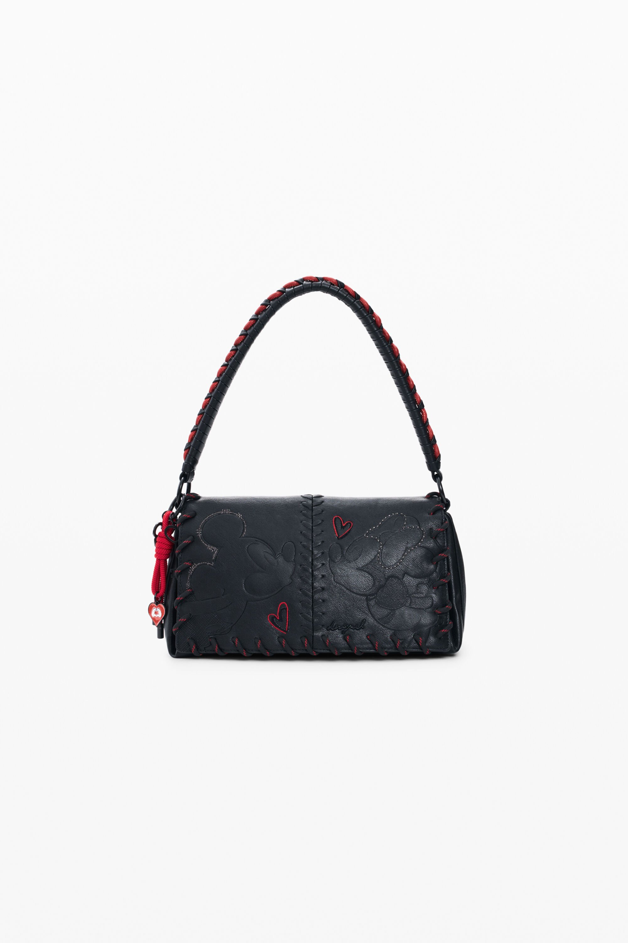 Desigual, Mittelgroße Tasche Mickey™, Damen, Polyurethan, Schwarz, U