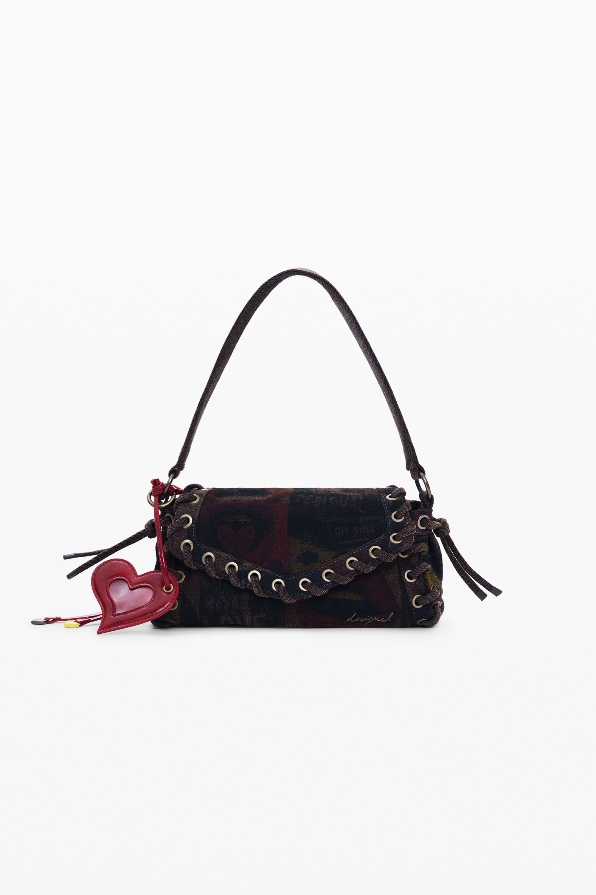 Desigual, Mittelgroße Tasche mit Graffiti-Lippen, Damen, U