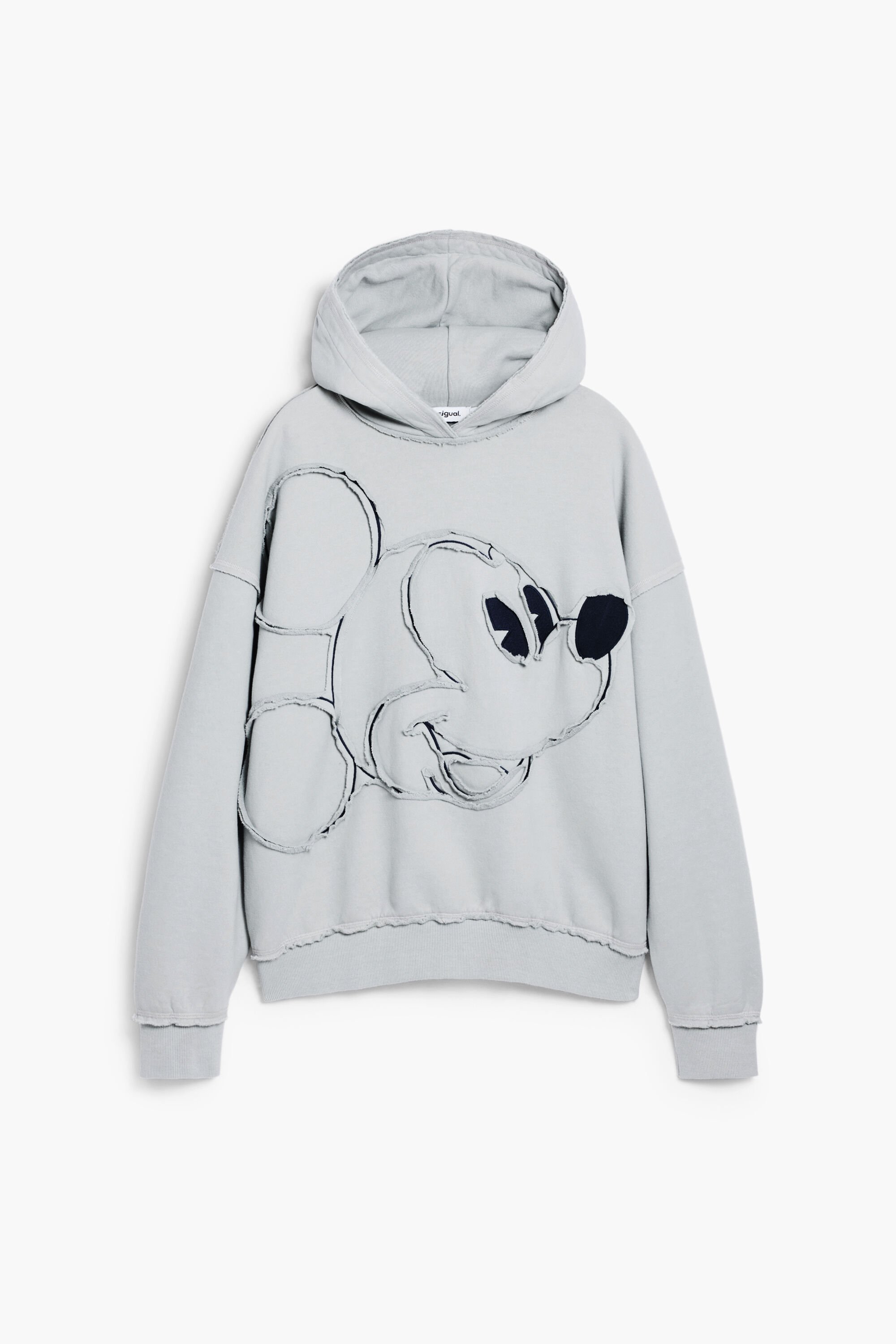 Desigual, Denim-Sweatshirt Mickey Mouse™, Herren, Baumwolle, Weiß, L