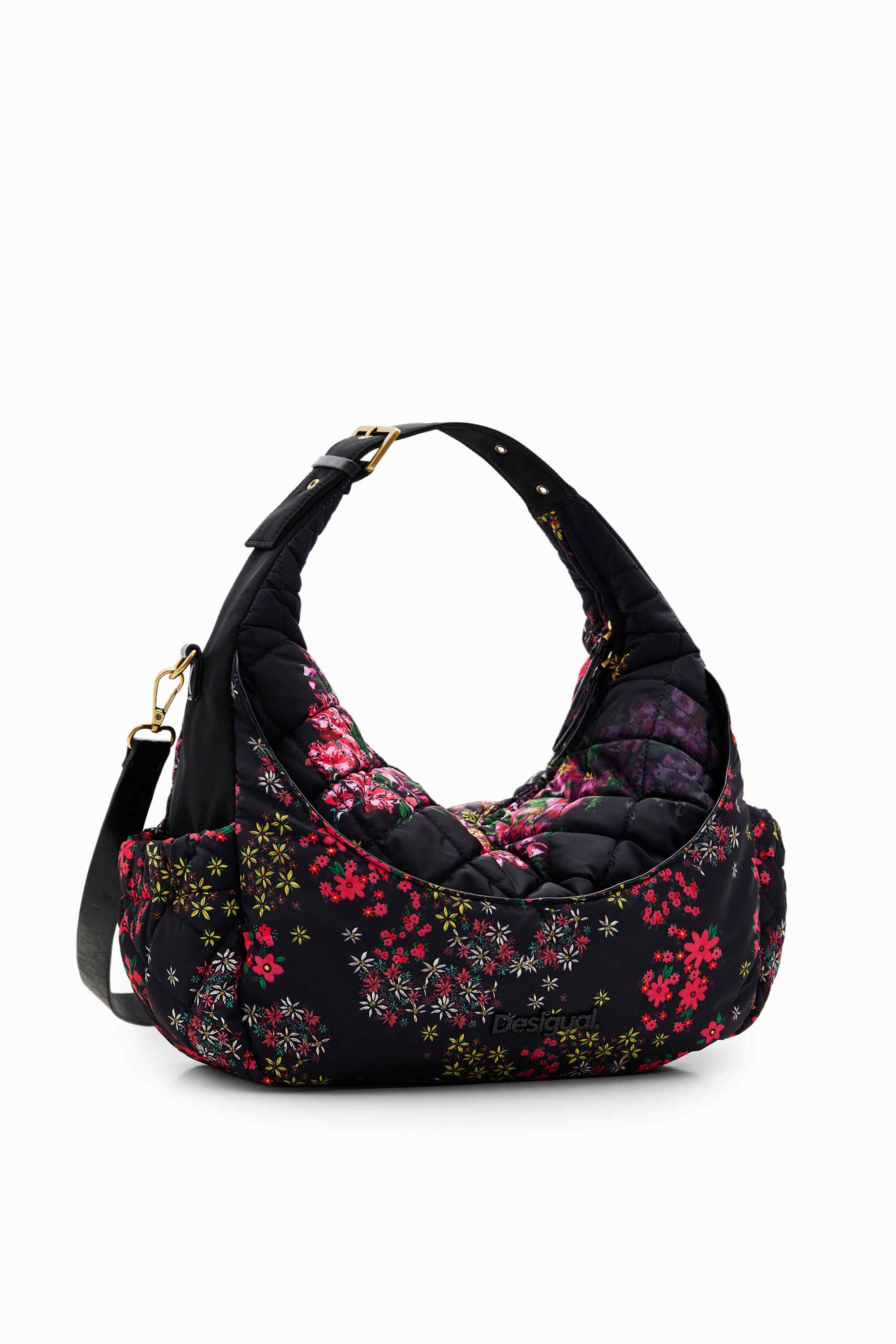 Desigual, Große, gesteppte Tasche, Polyester, Rot, U