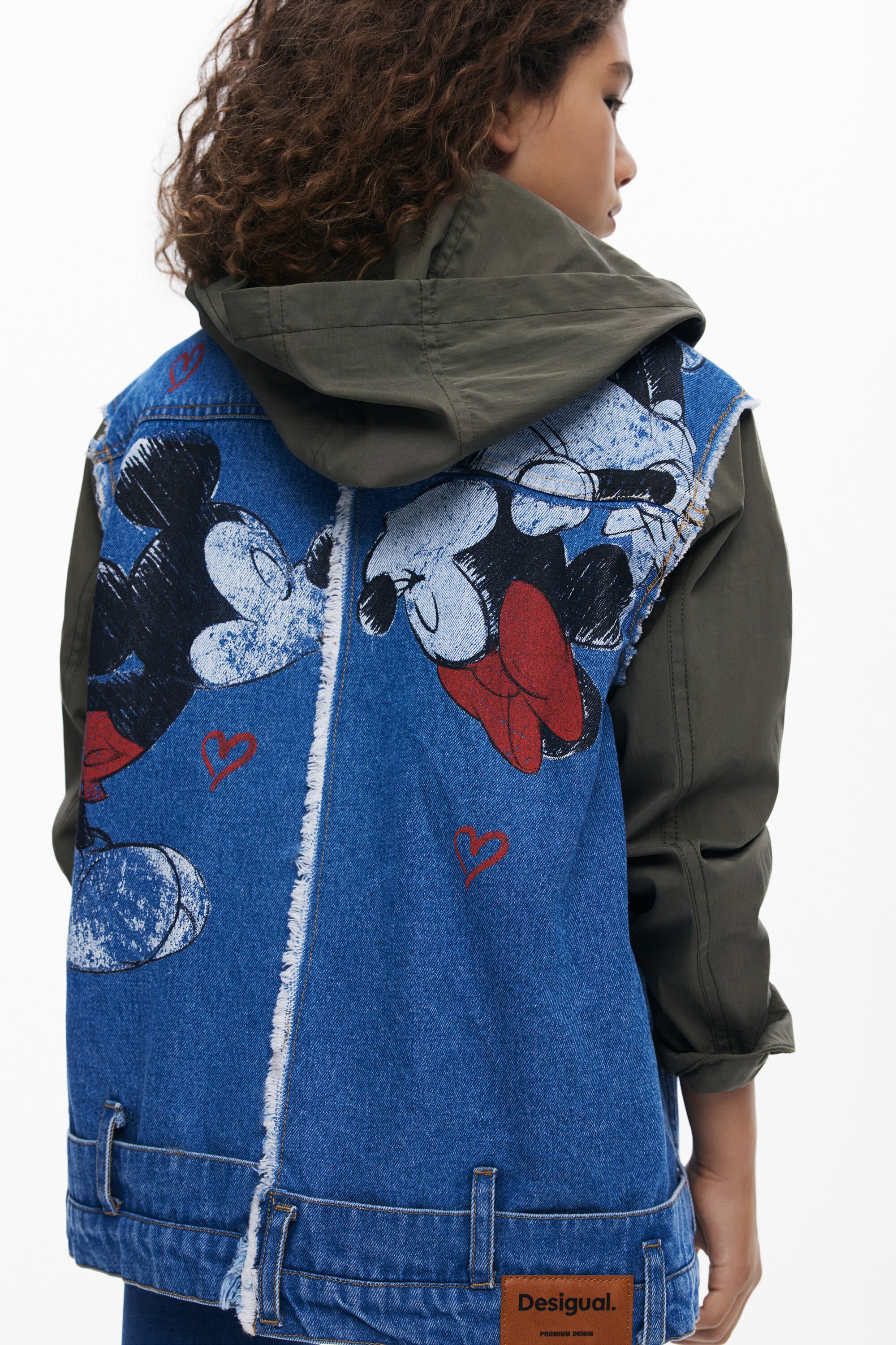 Desigual, Mickey und Minnie Mouse™ Jacke, Kinder, Blau, 5/6