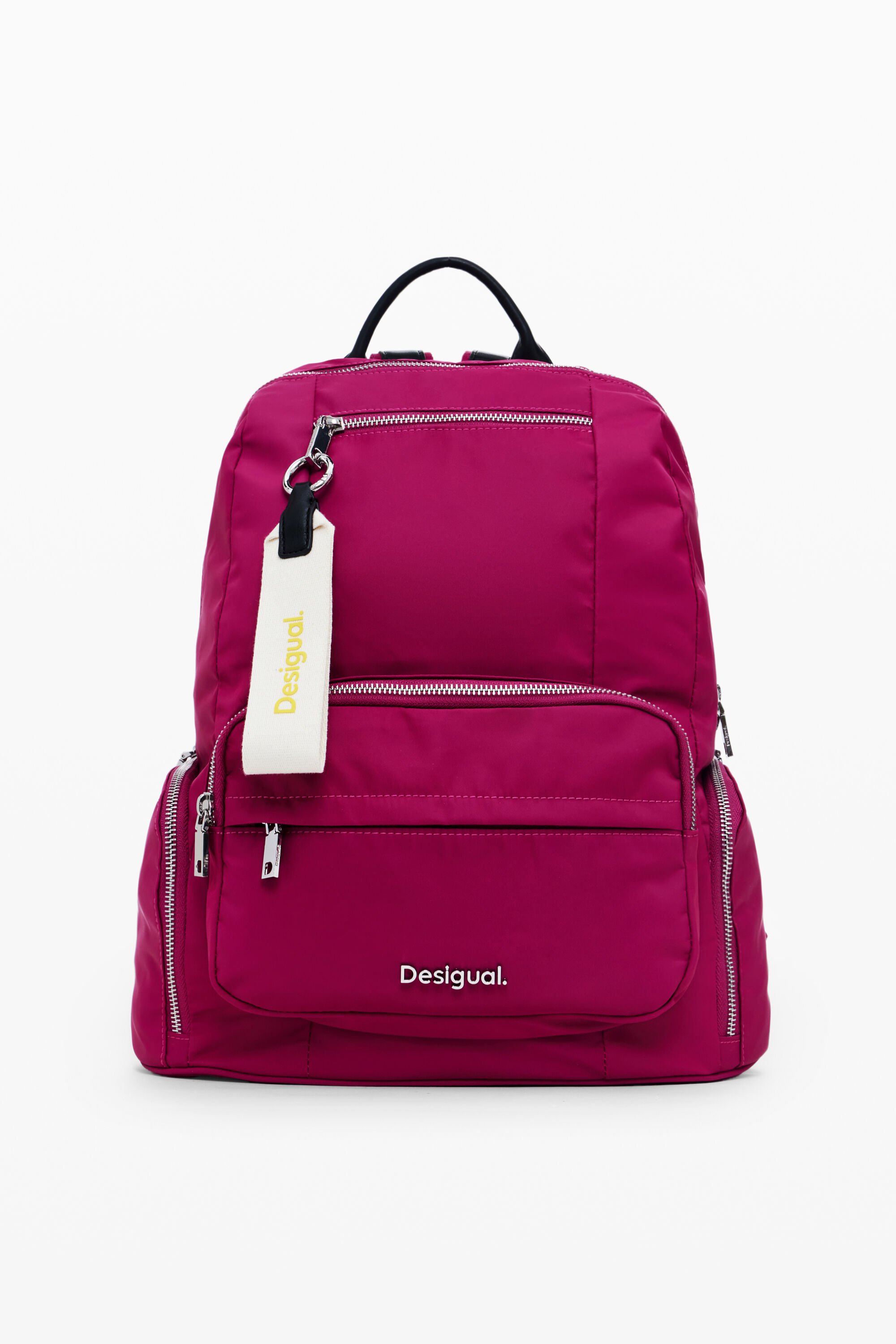 Desigual, Mittlerer Rucksack mit mehreren Taschen, Damen, Polyamid, Rot, U