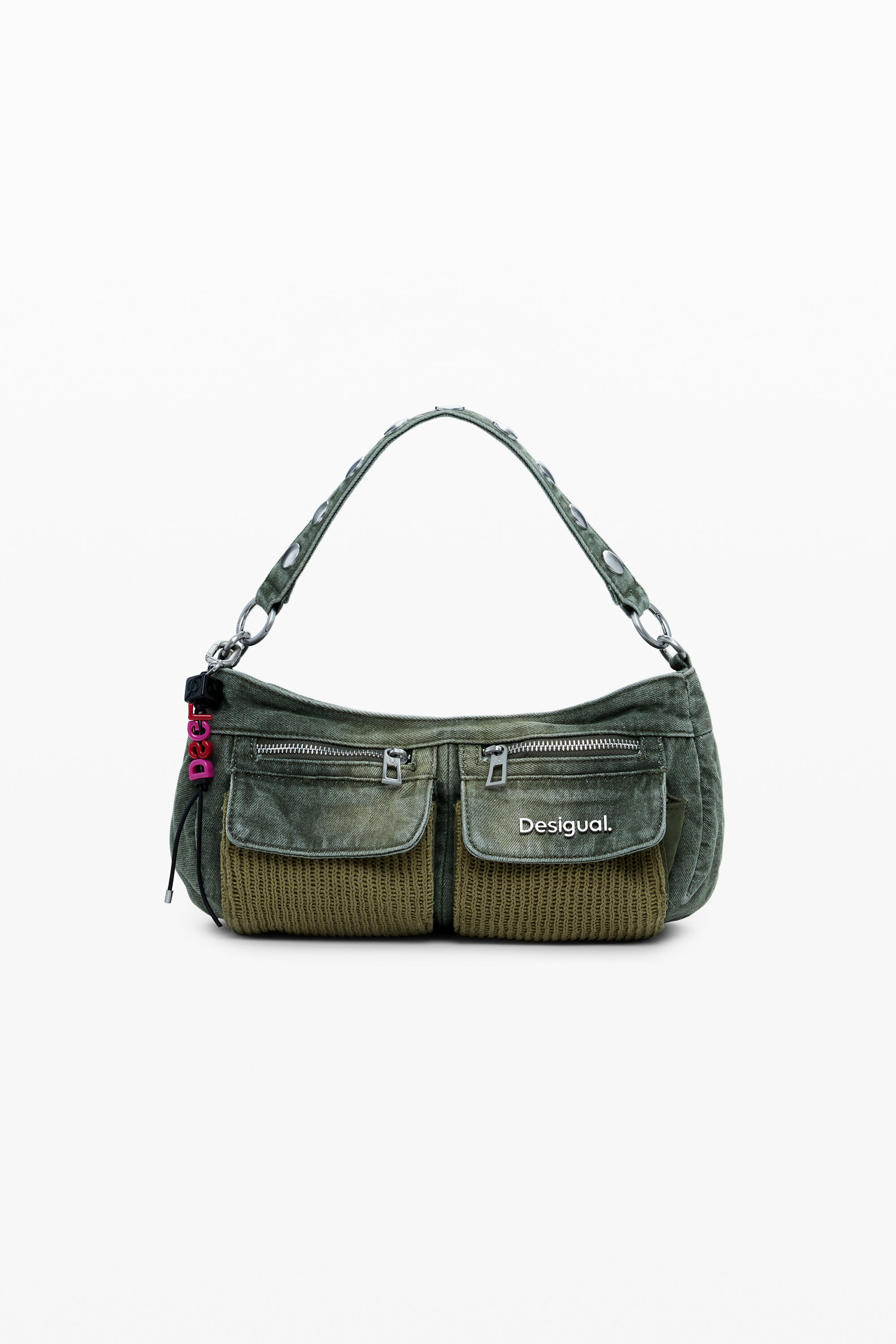 Desigual, Kleine Tasche mit mehreren Fächern, Damen, GrüN, U