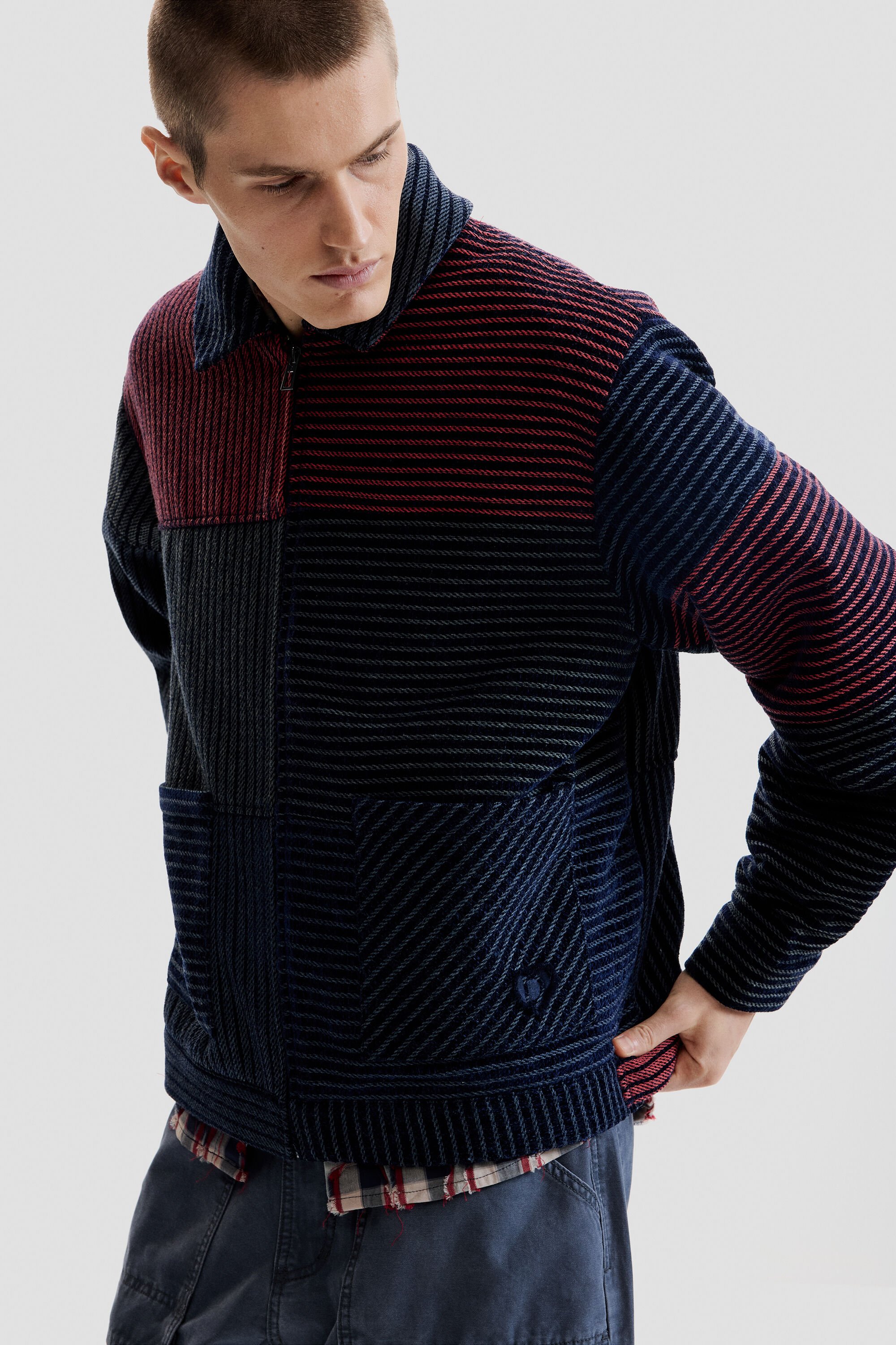 Desigual, hoodie mit kapuze mickey disney™, Herren, Polyester, Rot, L