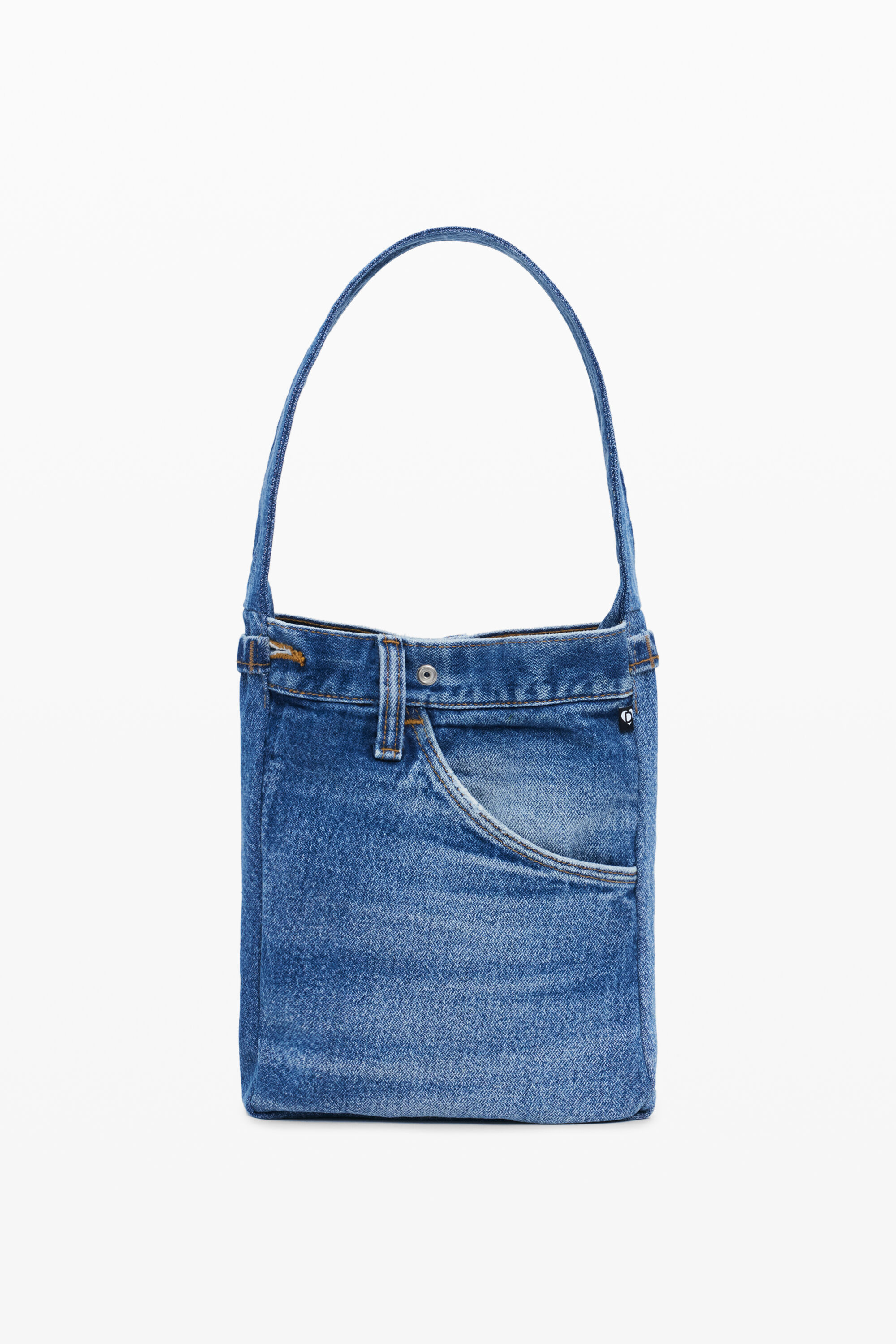 Desigual, Mittlere Denim-Tasche, Damen, Baumwolle, Blau, U