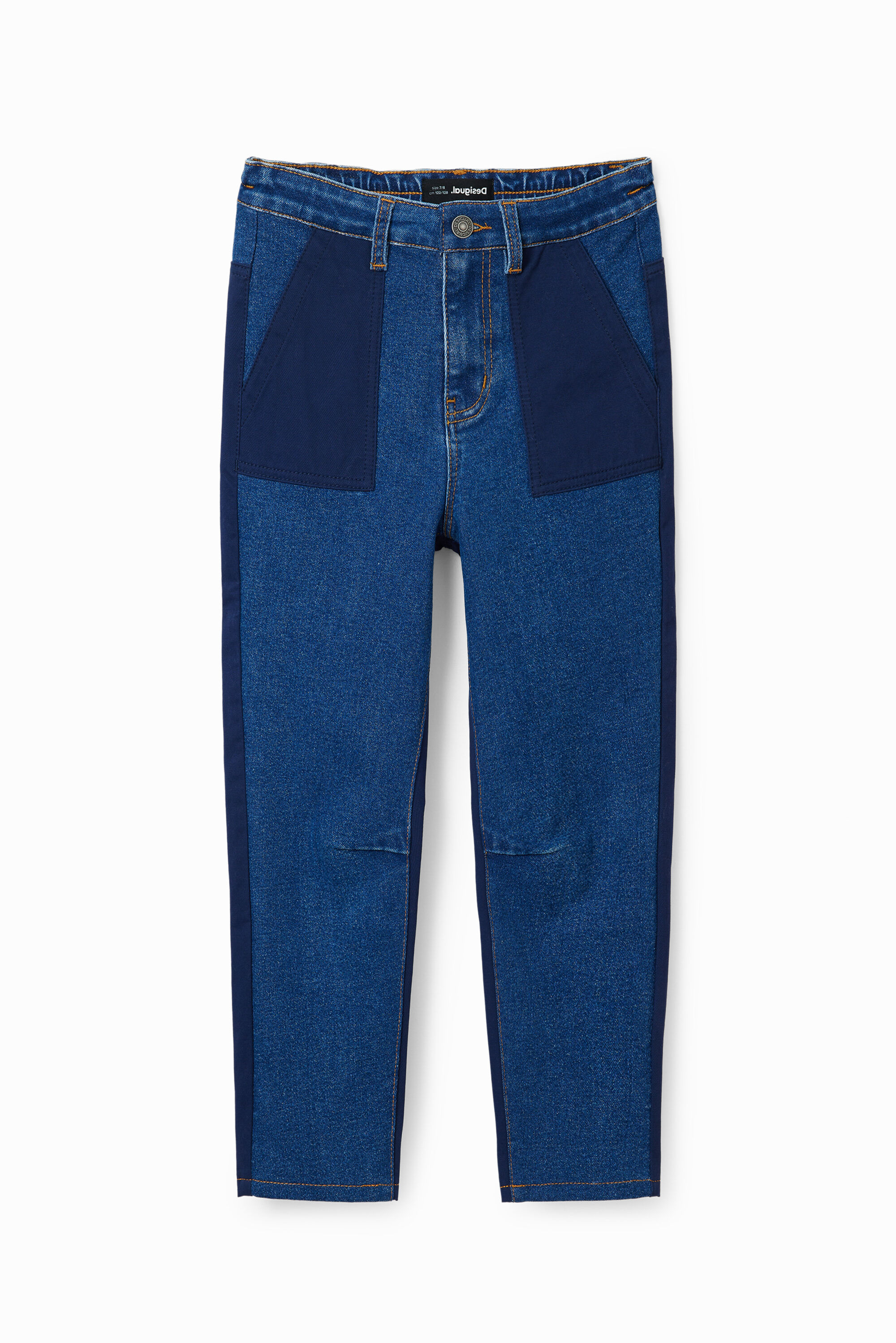 Desigual, Gerade geschnittene Hyridjeans, Kinder, Blau, 11/12