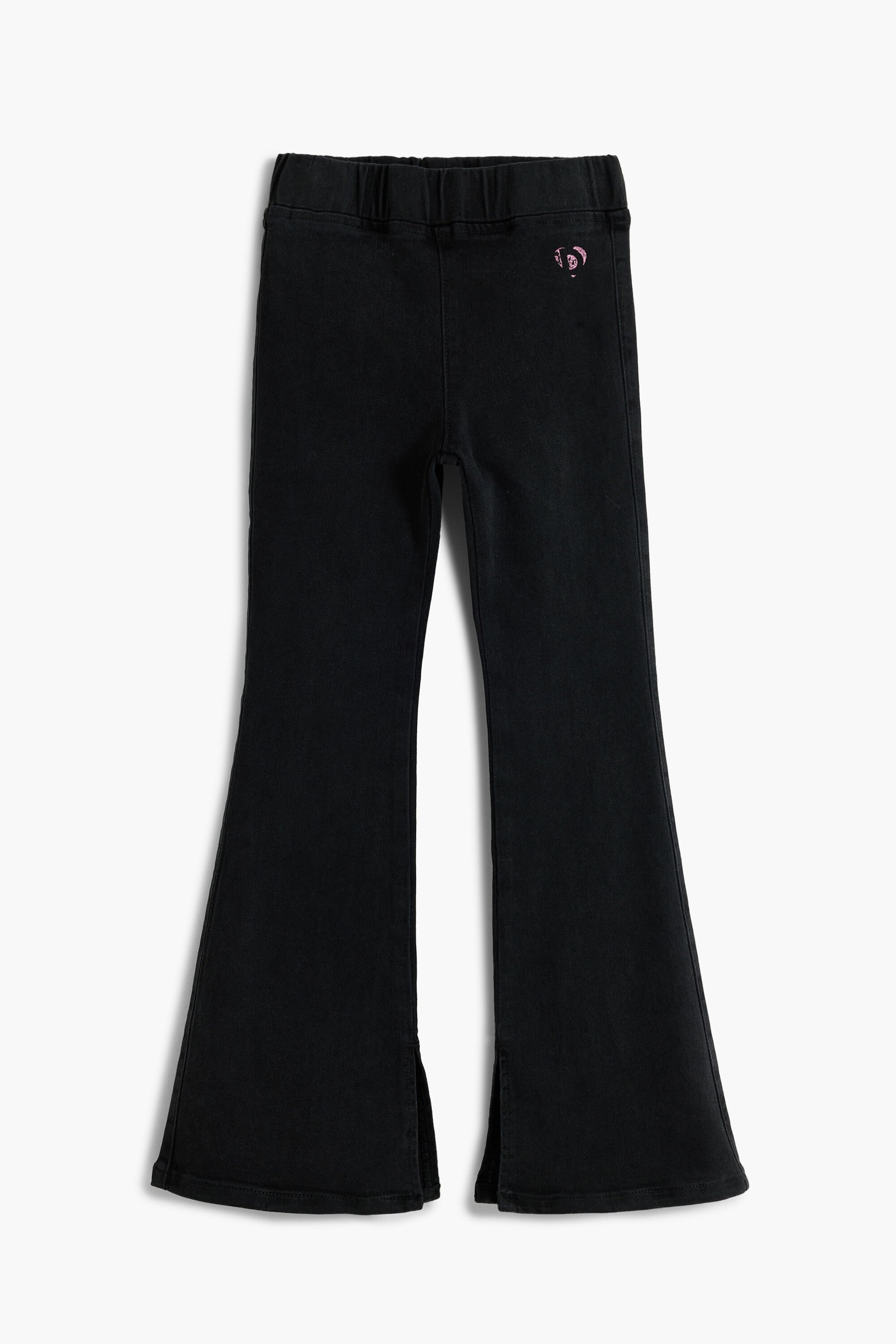 Desigual, Ausgestellte Leggings in Denim-Optik, Kinder, Schwarz, 11/12