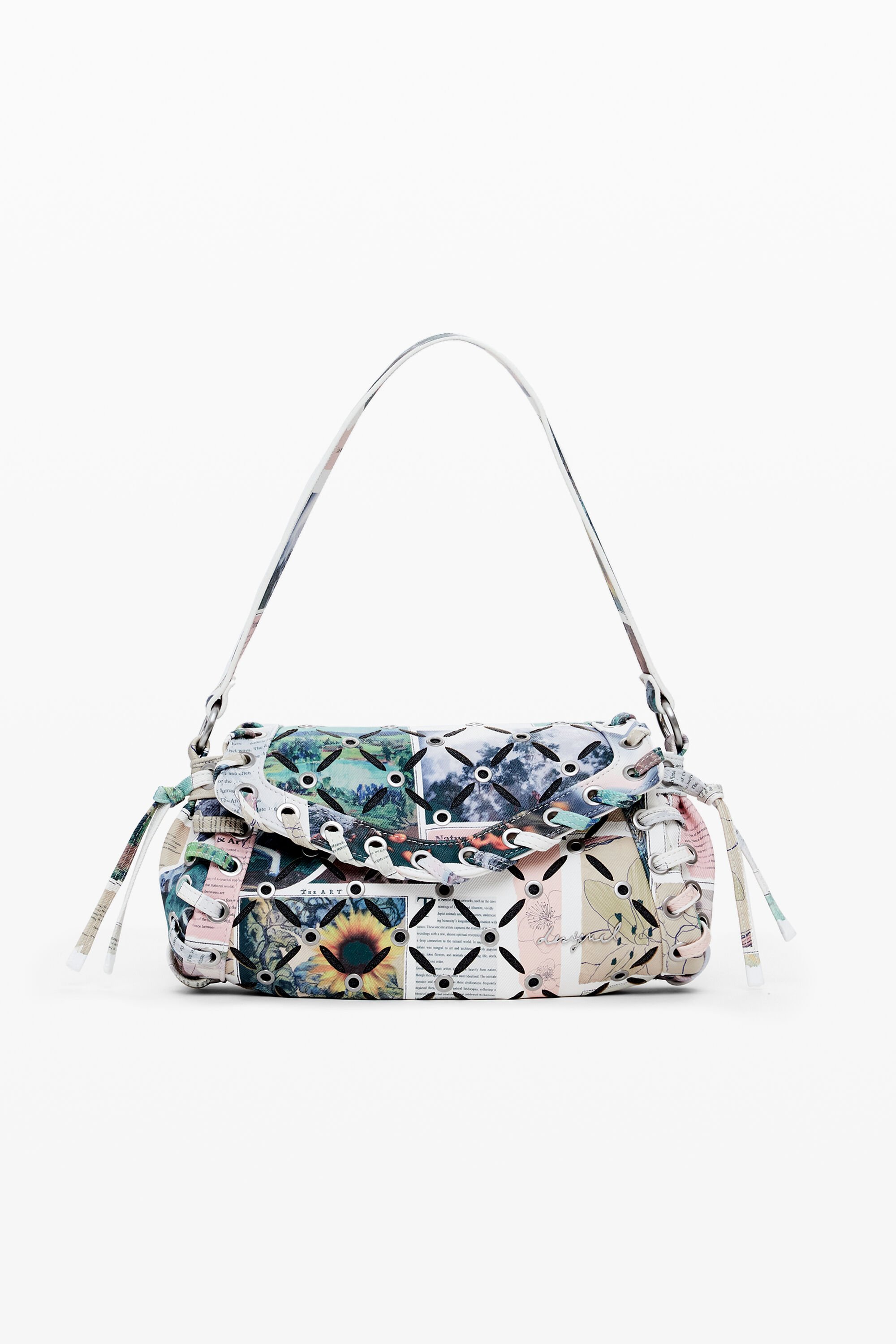 Desigual, Kleine bedruckte Tasche, Damen, Polyurethan, U