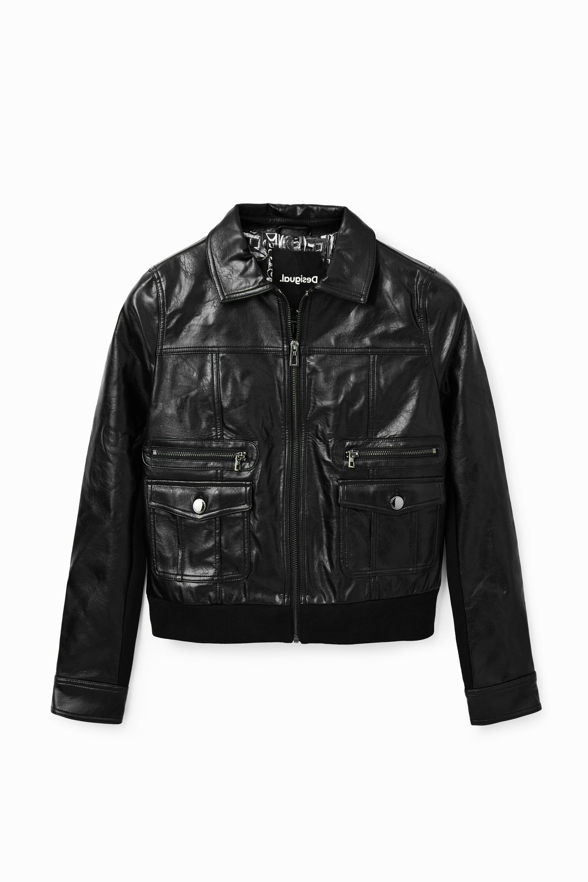 Desigual, Retro-Jacke Taschen, Schwarz, S