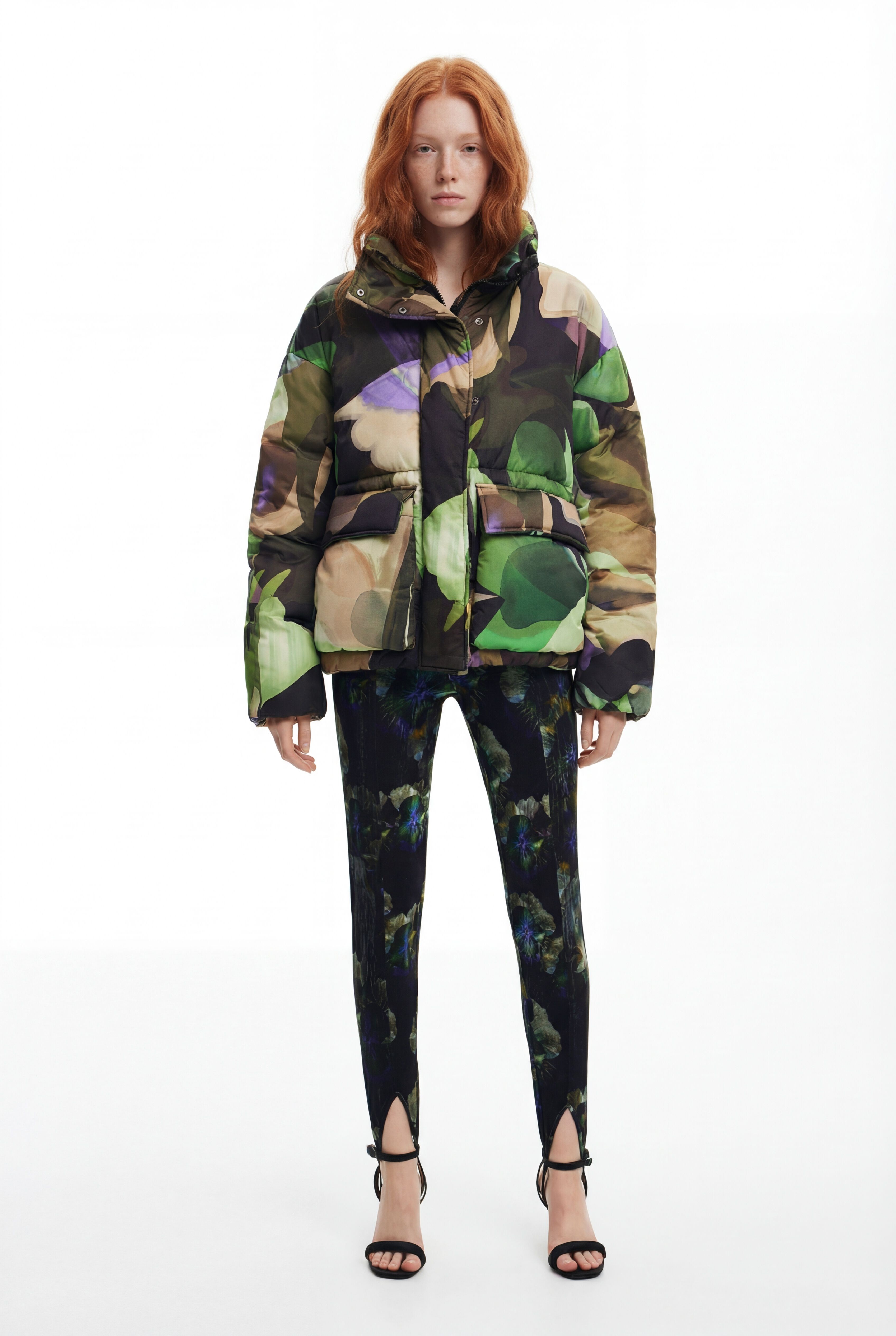 Desigual, Gesteppter Mantel M. Christian Lacroix, Damen, Polyester, GrüN, L
