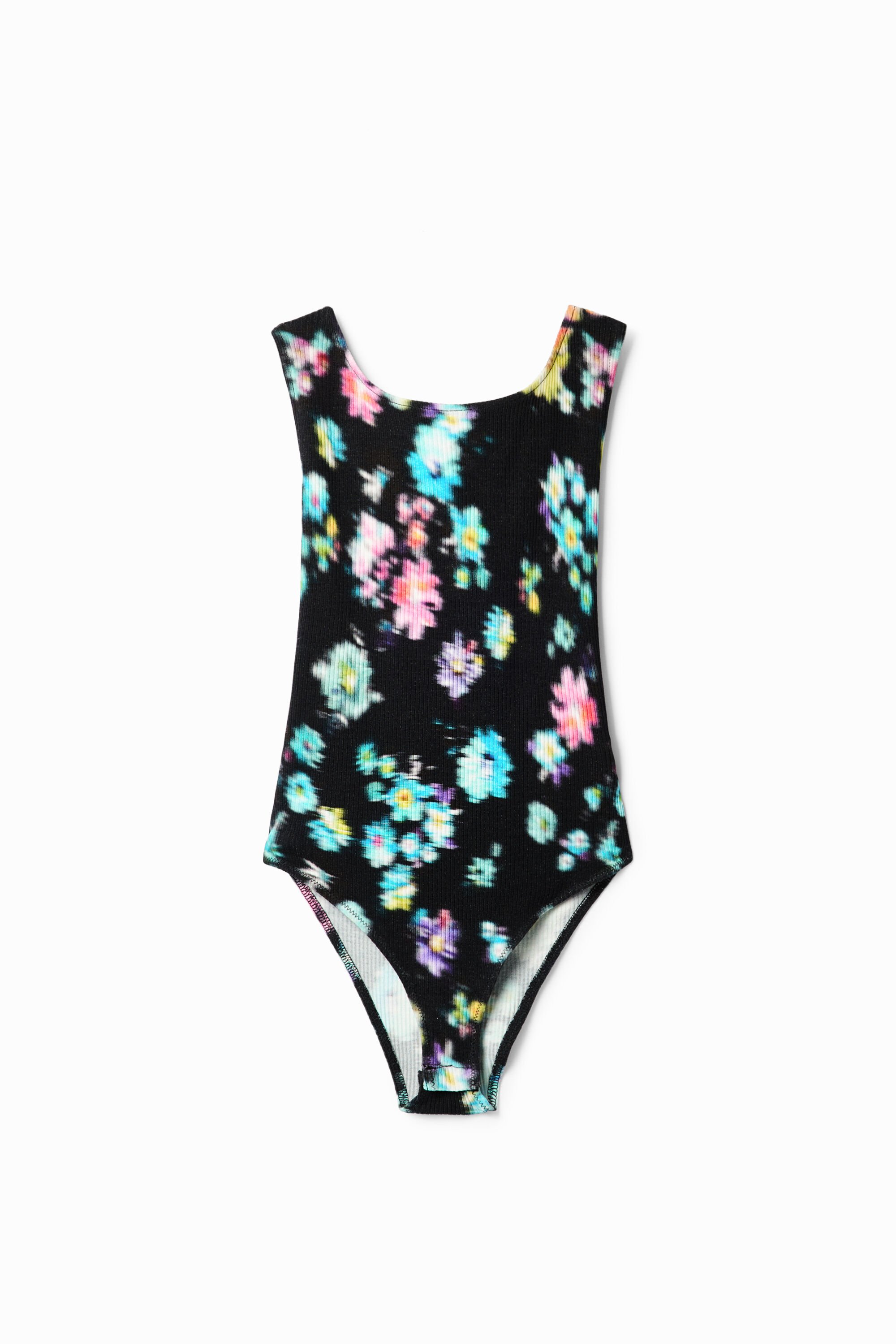 Desigual, Body Rippstoff Träger, Viskose, Schwarz, S