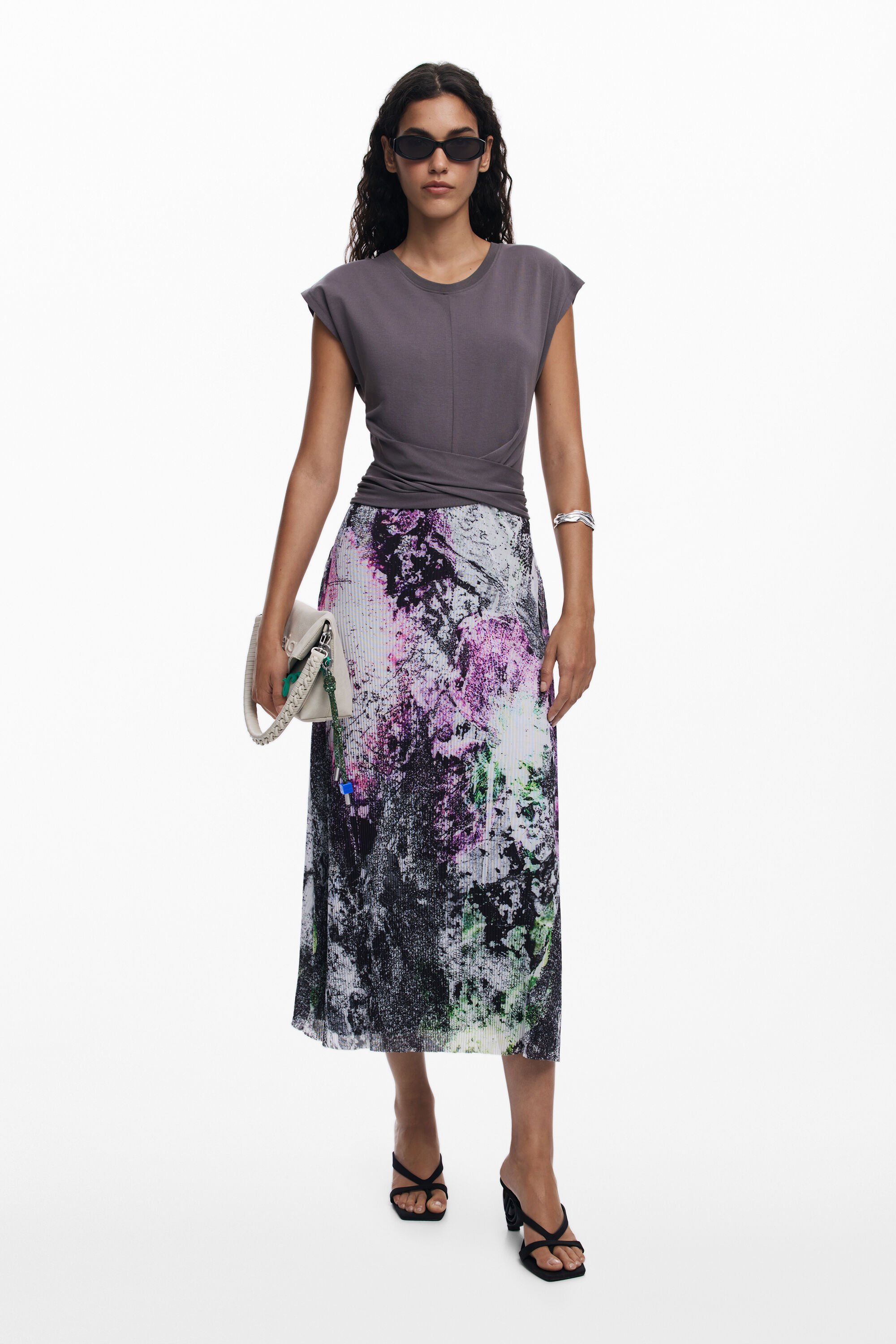 Desigual, Kleid entworfen von Mr. Christian Lacroix, Damen, Schwarz, S