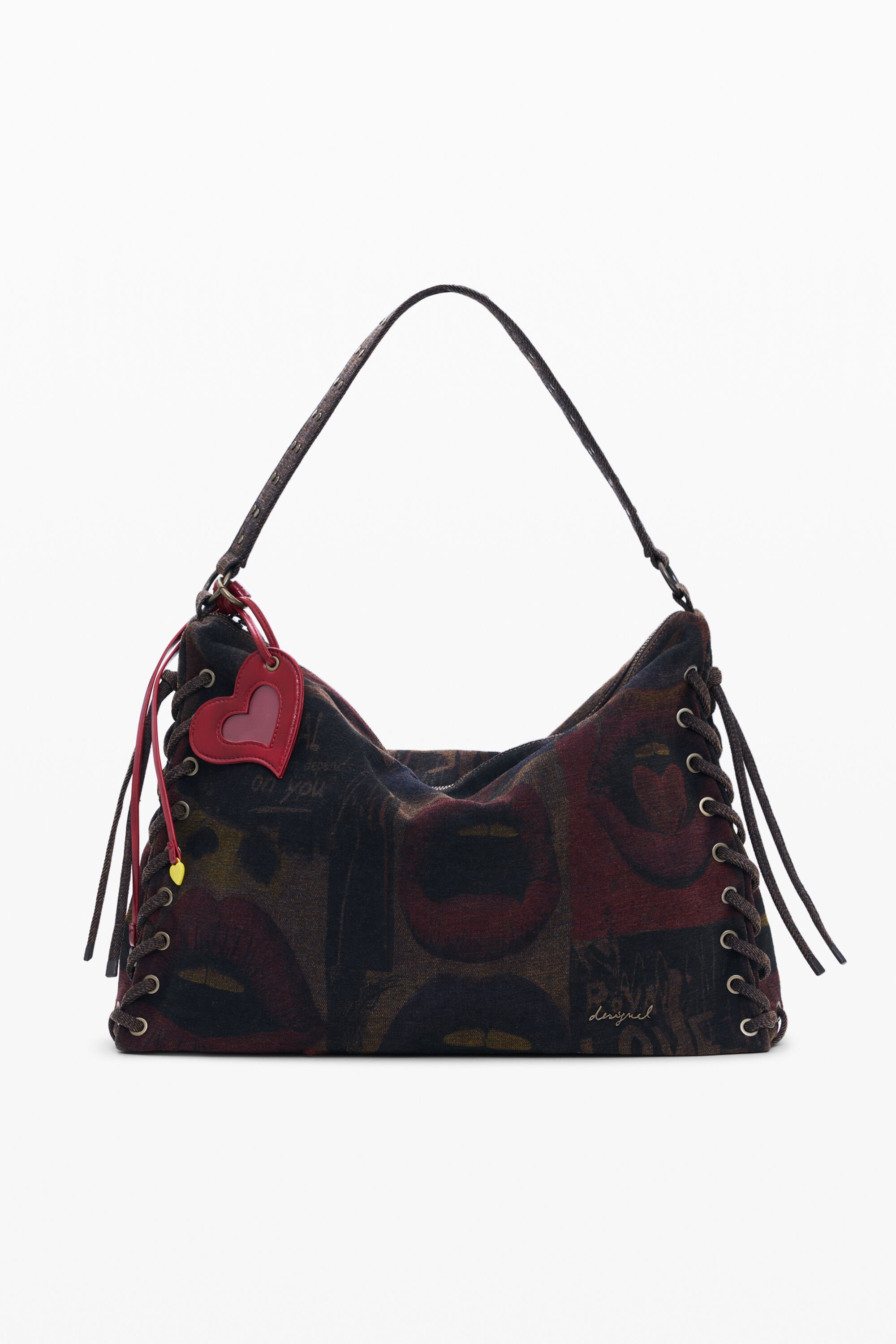 Desigual, Große Tasche mit Graffiti-Lippen, Damen, U