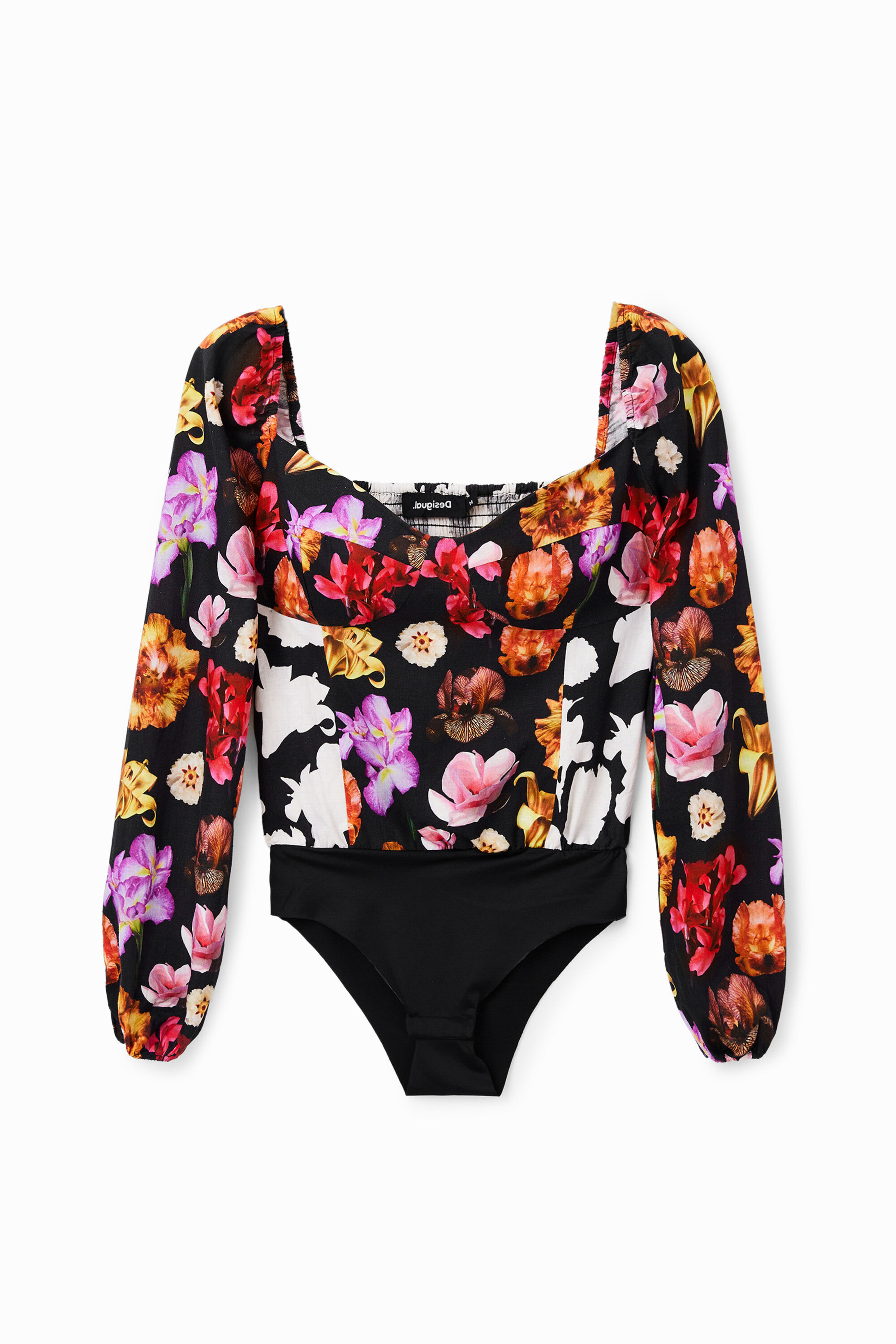 Desigual, Body Blumen M. Christian Lacroix, Schwarz, M