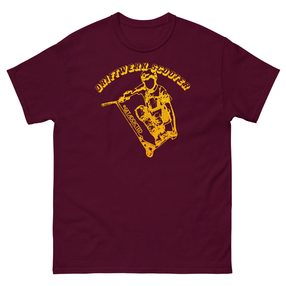 Driftwerk Scooter T-Shirt - Maroon / S