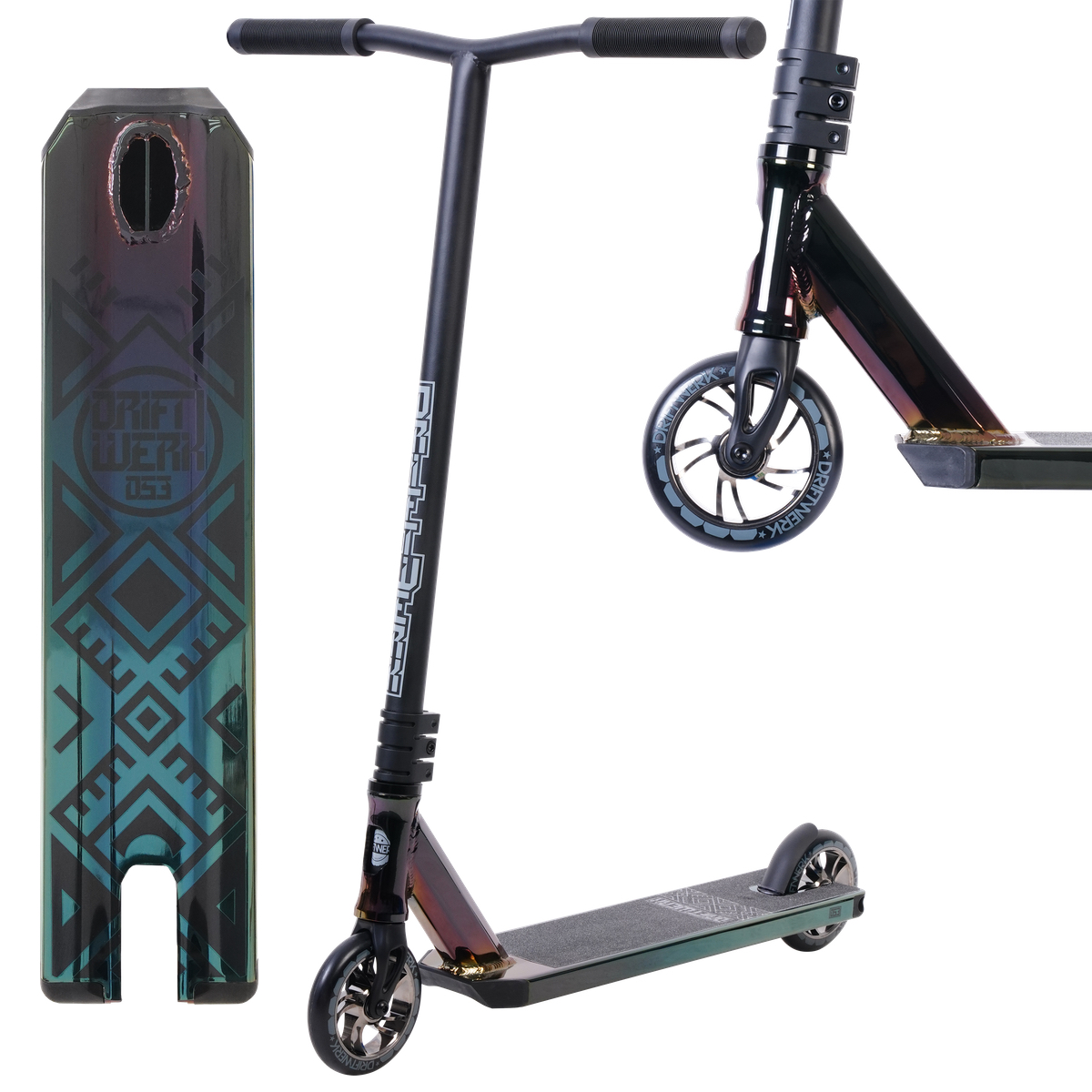 Driftwerk DS3 Black Neochrome Freestyle Scooter