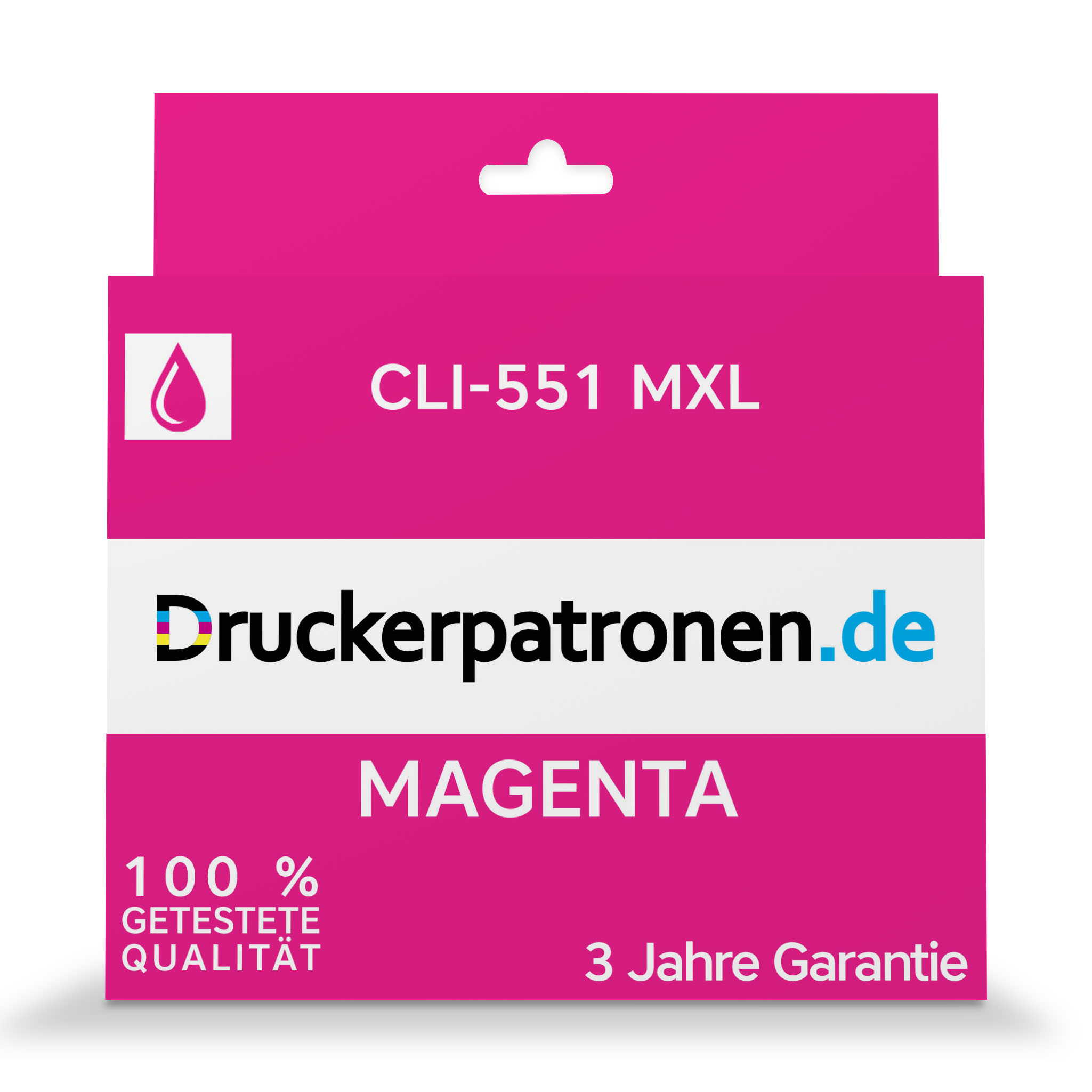 Kompatibel Canon Tinte CLI-551 MXL / 6445 B 001 magenta für 6445 B 001
