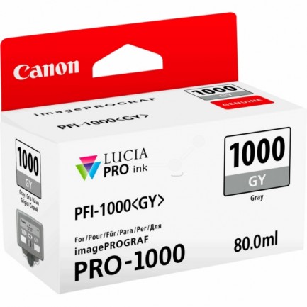 Original Canon Tinte PFI-1000 GY / 0552C001 grau für 0552C001