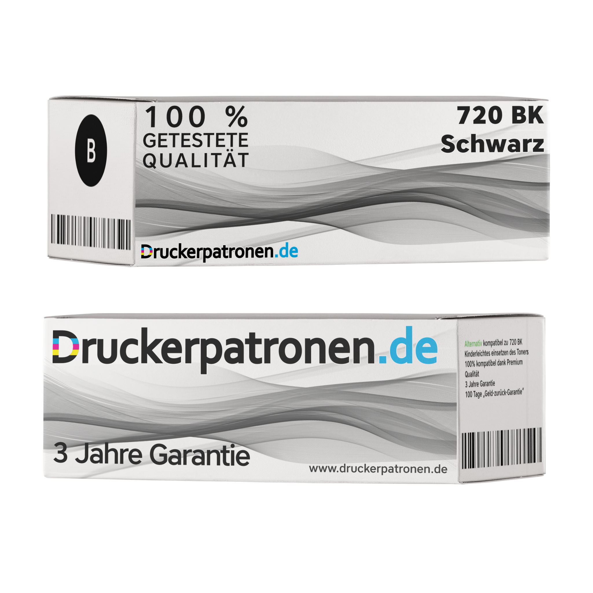 Kompatibel Canon Toner 720 BK / 2617 B 002 schwarz für 2617 B 002