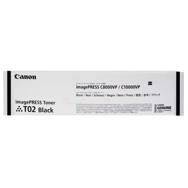 Original Canon Toner T02 BK / 8529B001 schwarz für 8529B001