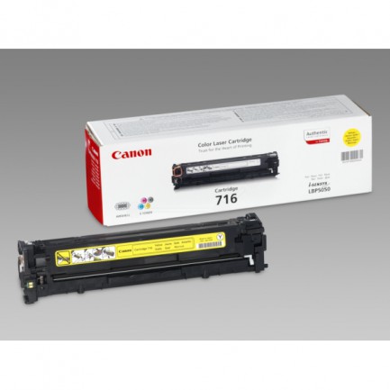 Original Canon Toner 716Y / 1977B002 gelb für 1977B002