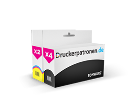 Kompatibel Canon Tinte 4x PGI-35 BK, 2x CLI-36 C-M-Y / 1509 B 001 schwarz cyan magenta gelb für 1509 B 001