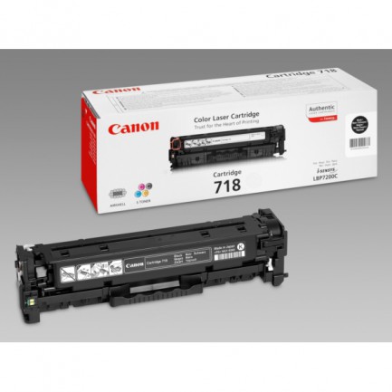 Original Canon Toner 718BK / 2662B002 schwarz für 2662B002