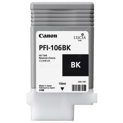 Original Canon Tinte PFI-106 BK / 6621B001 schwarz für 6621B001