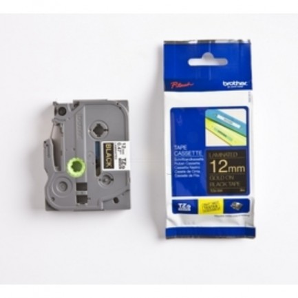 Original Brother TZE-334 BK-G / TZE-334 schwarz gold für TZE-334