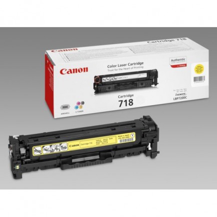 Original Canon Toner 718Y / 2659B002 gelb für 2659B002