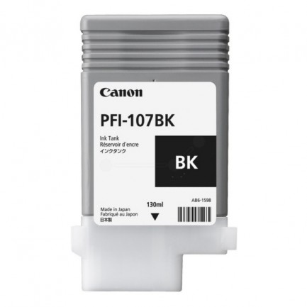 Original Canon Tinte PFI-107 BK / 6705B001 schwarz für 6705B001