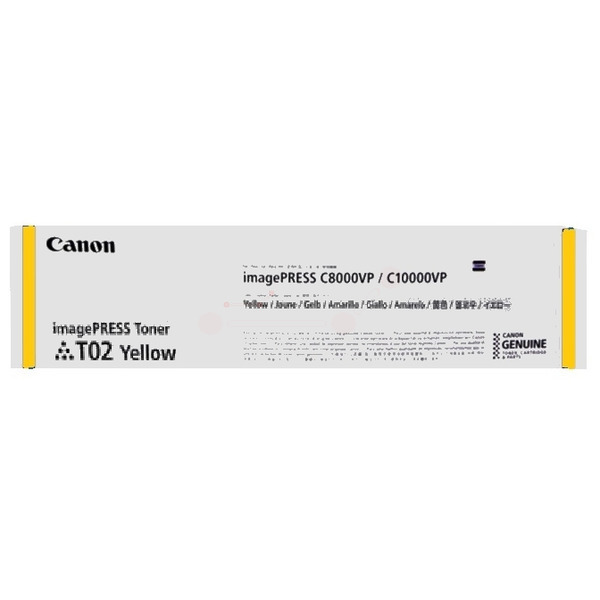 Original Canon Toner T02 Y / 8532B001 gelb für 8532B001