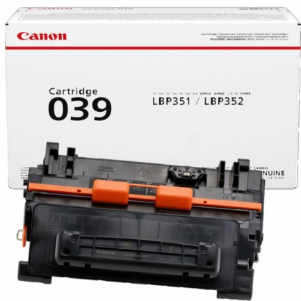 Original Canon Toner 039 BK / 0287C001 schwarz für 0287C001