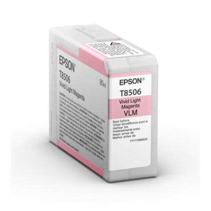 Original Epson Tinte T8506 M / C13T850600 foto magenta für C13T850600