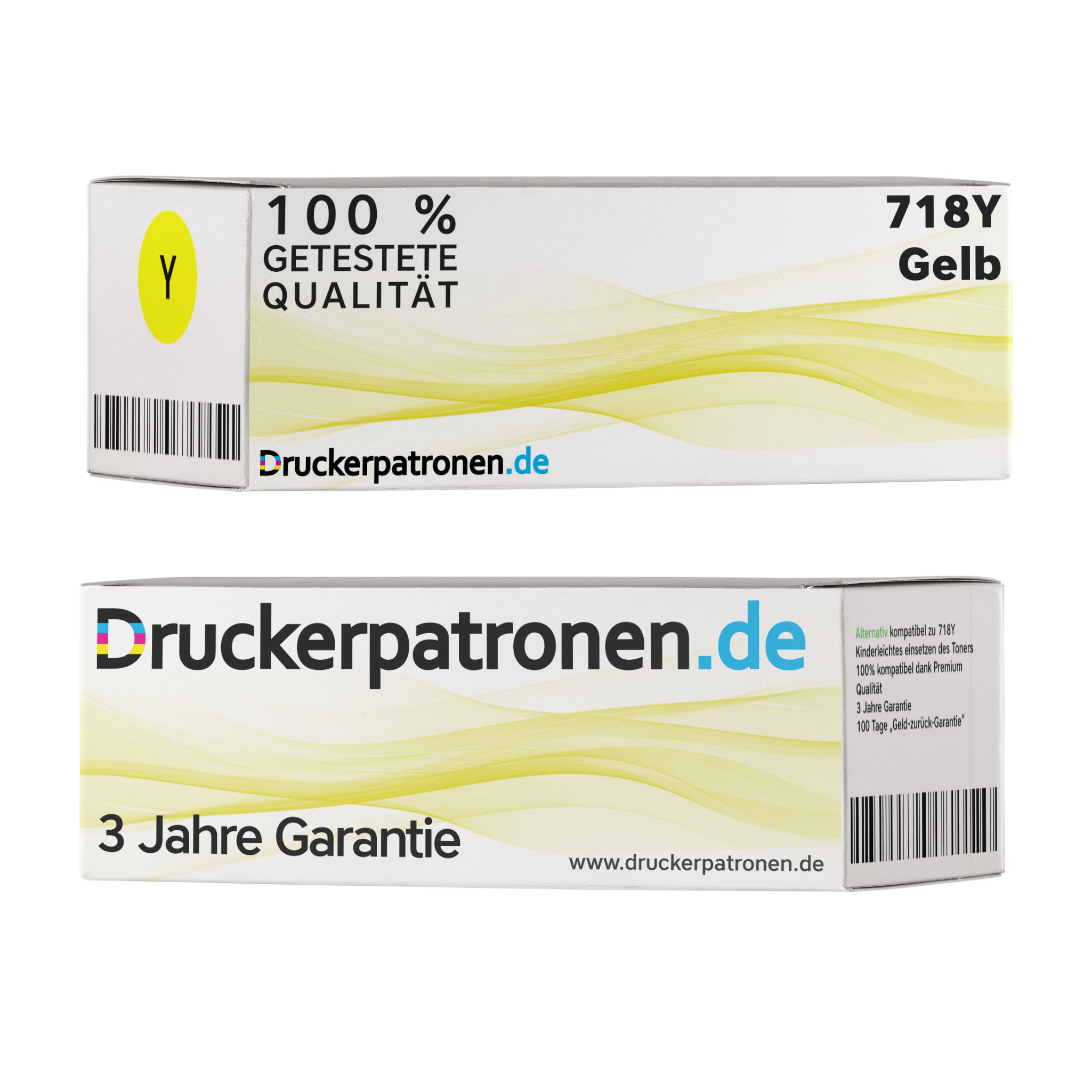 Kompatibel Canon Toner 718Y / 2659 B 002 gelb für 2659 B 002