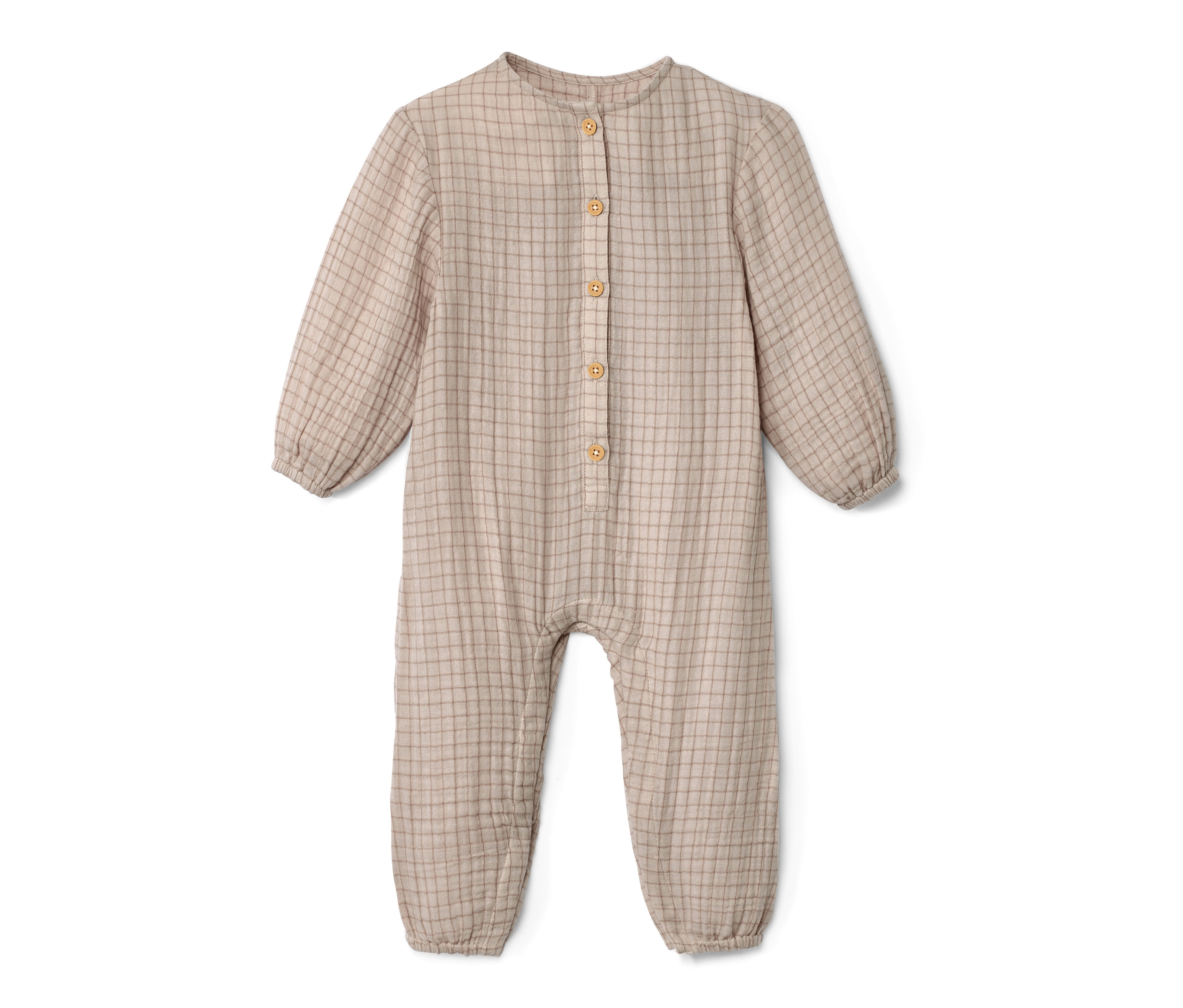 Tchibo - Baby-Strampler - Unisex - Gr. 98/104 - beige/print