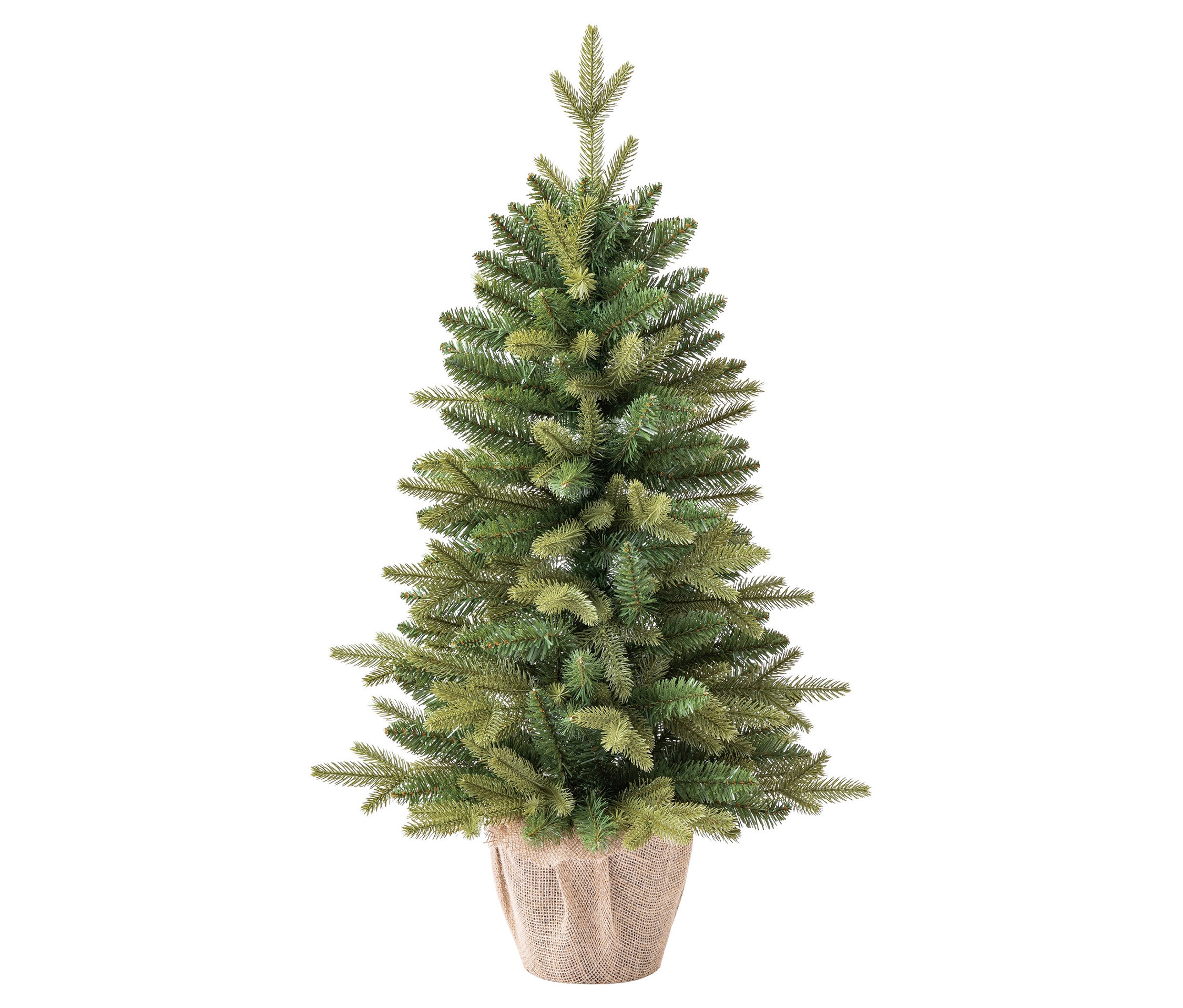 Tchibo - Künstlicher Mini-Weihnachtsbaum im Topf »Aspen M« - 77x27x23cm - Polyvinylchlorid / Polyethylen / Metall