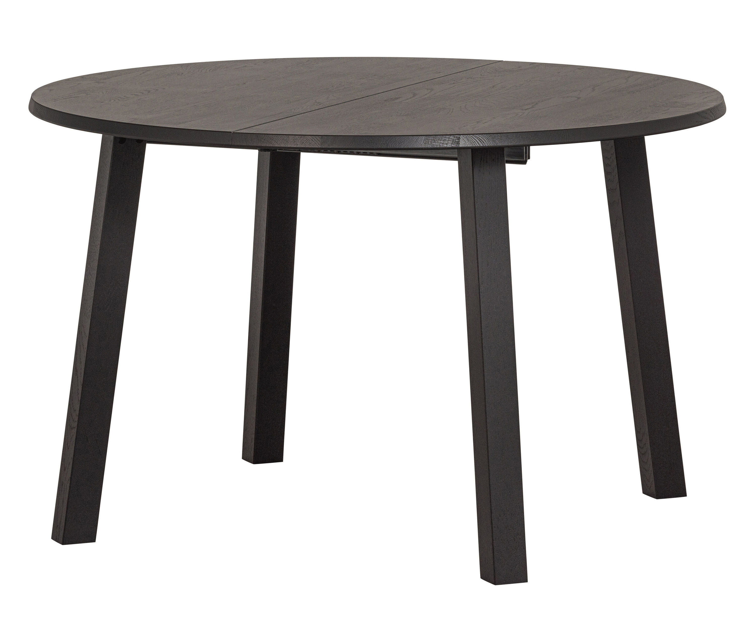 Tchibo - Woood »Lange Jan« Esstisch ausziehbar - 120x120x75cm - schwarz - Eichenholz