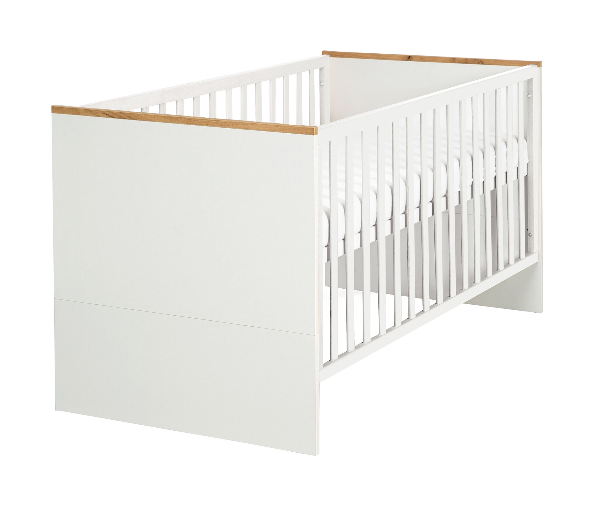 roba Kombi-Kinderbett »Finn« - 144x76x82cm - weiß - Holz / Holz