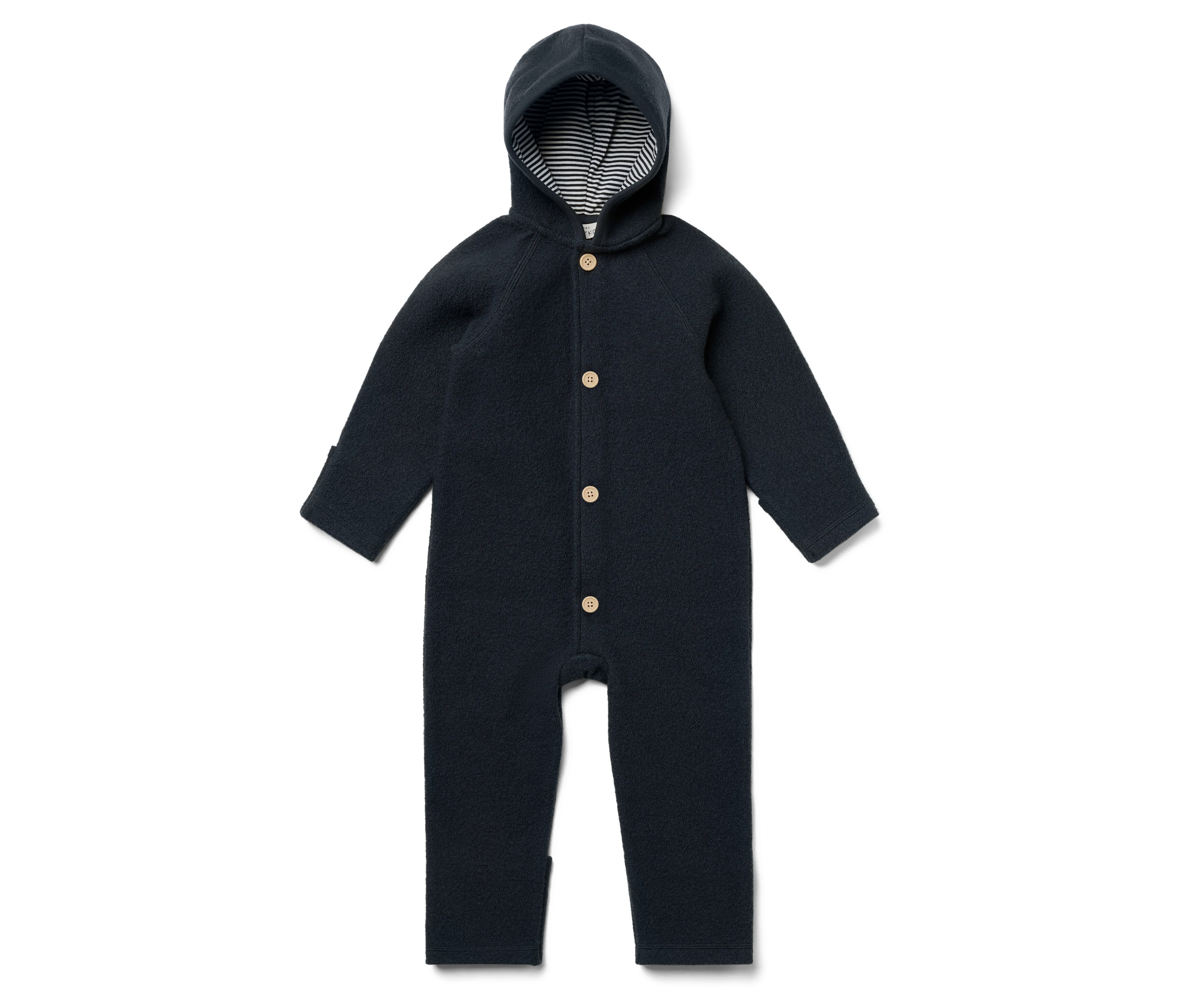 Tchibo - Baby-Walkoverall mit Merinowolle - Baby - Gr. 74/80 - dunkelblau