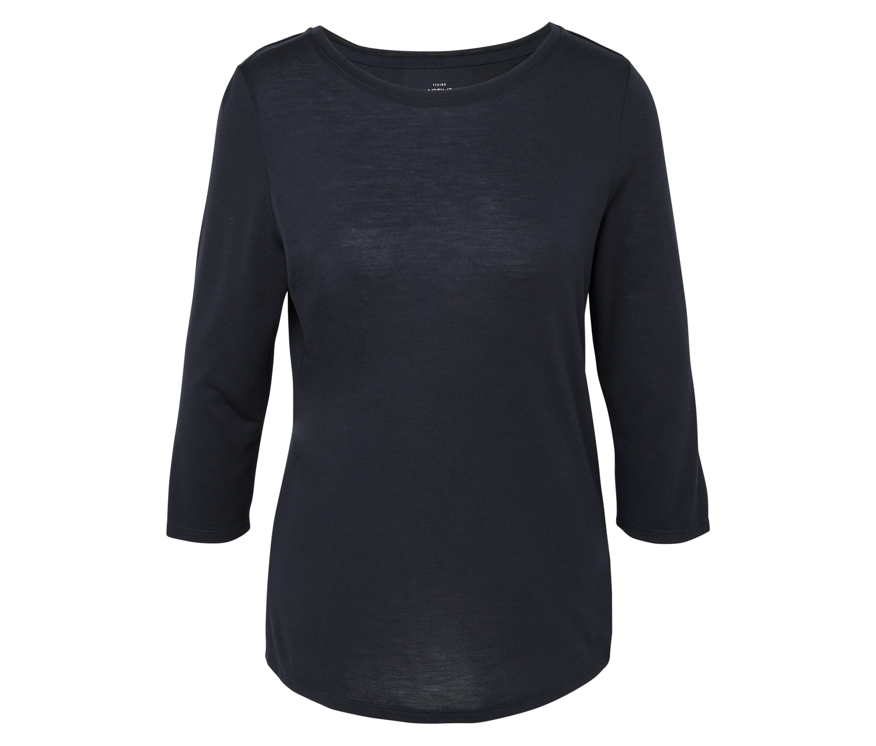 Tchibo - Funktionsshirt mit 3/4-Ärmel - Damen - Gr. XS - dunkelblau