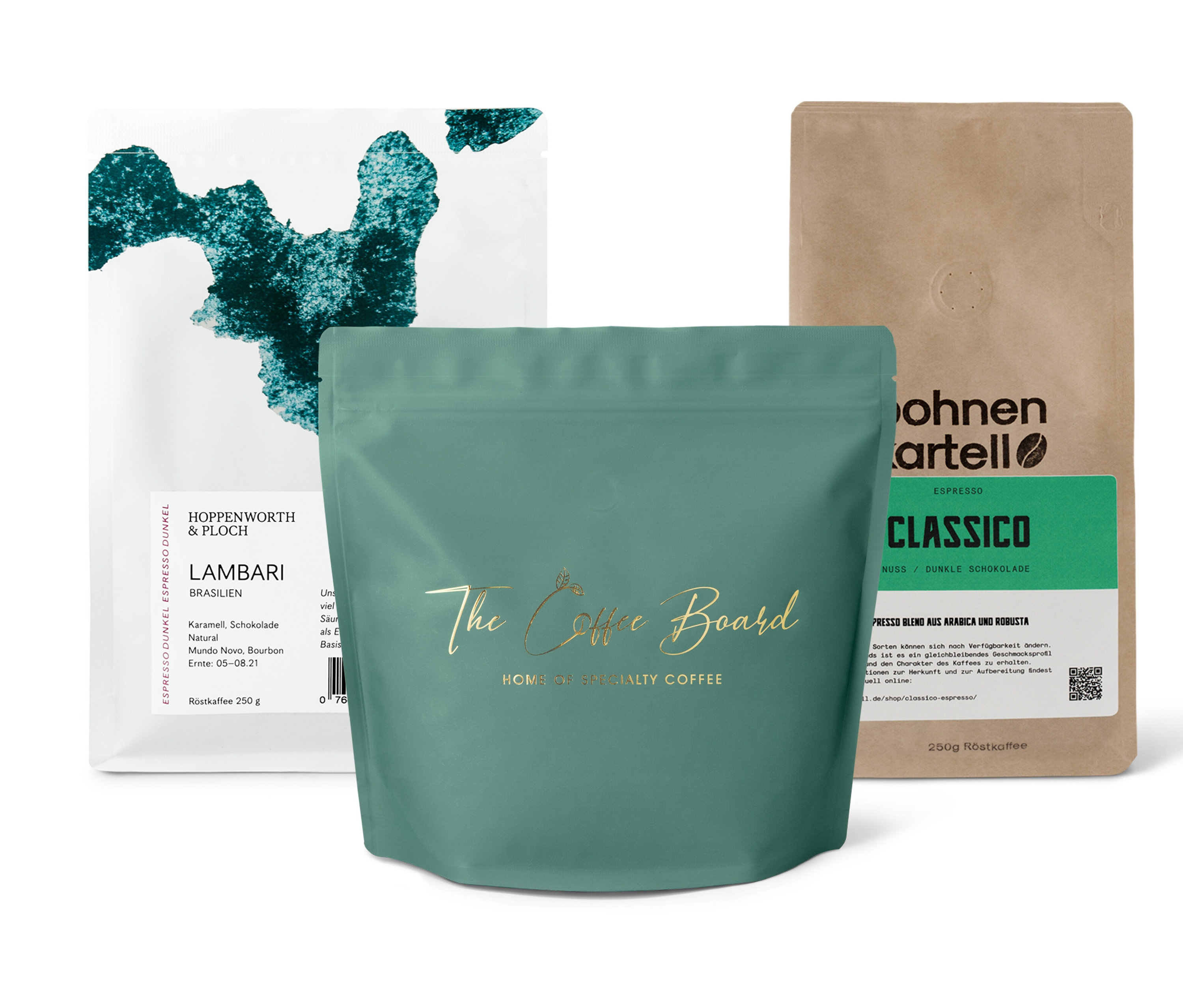 Tchibo - Vollautomaten Probierpaket 'Homeoffice-Set' - 2x 250g, 1x 500g Ganze Bohne