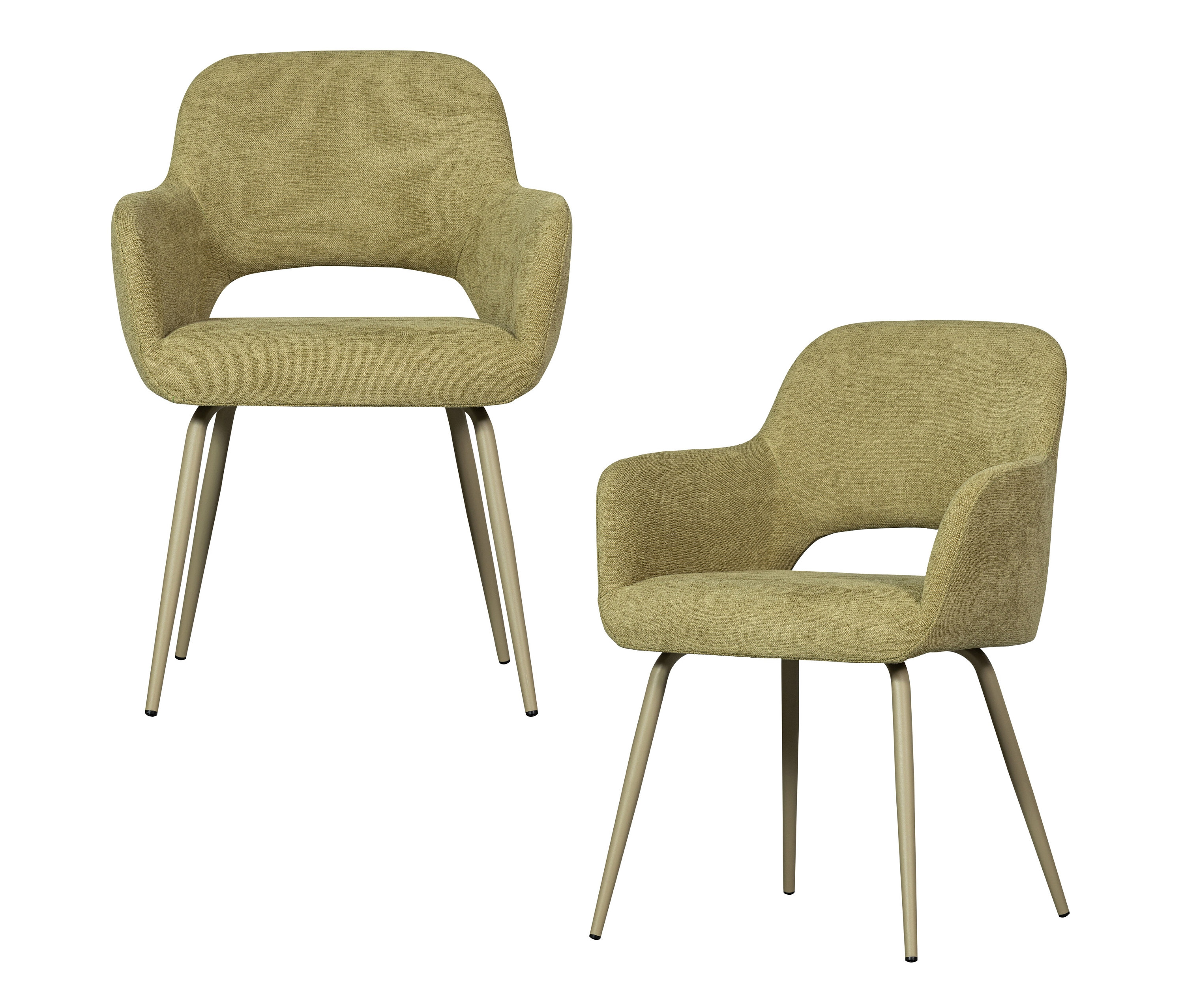 Sage - Woood Stühle »Jenny« - 58x58x80cm - Polyester