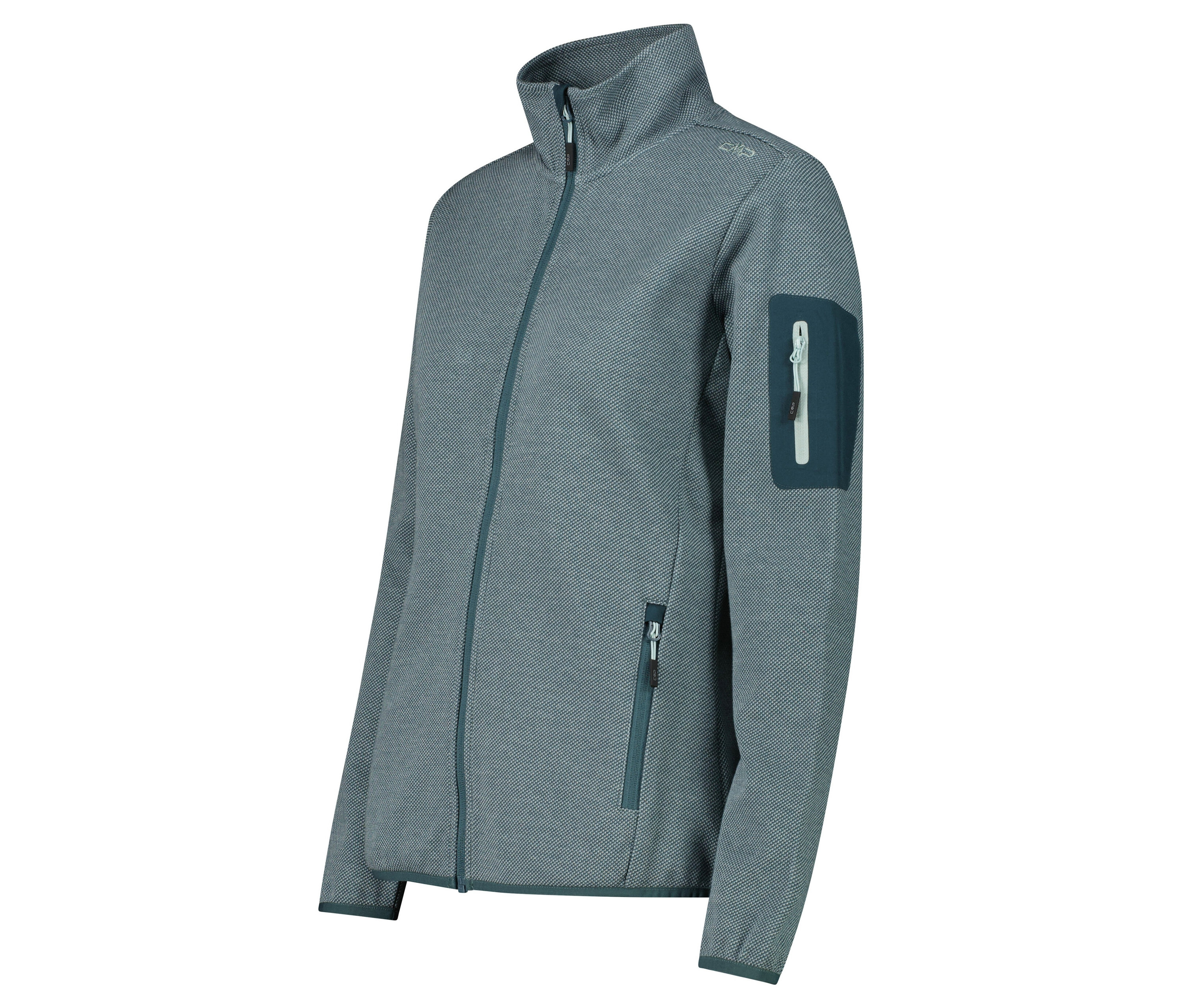 CMP Damen-Knit-Tech-Fleece - Damen - Gr. 38 - grün