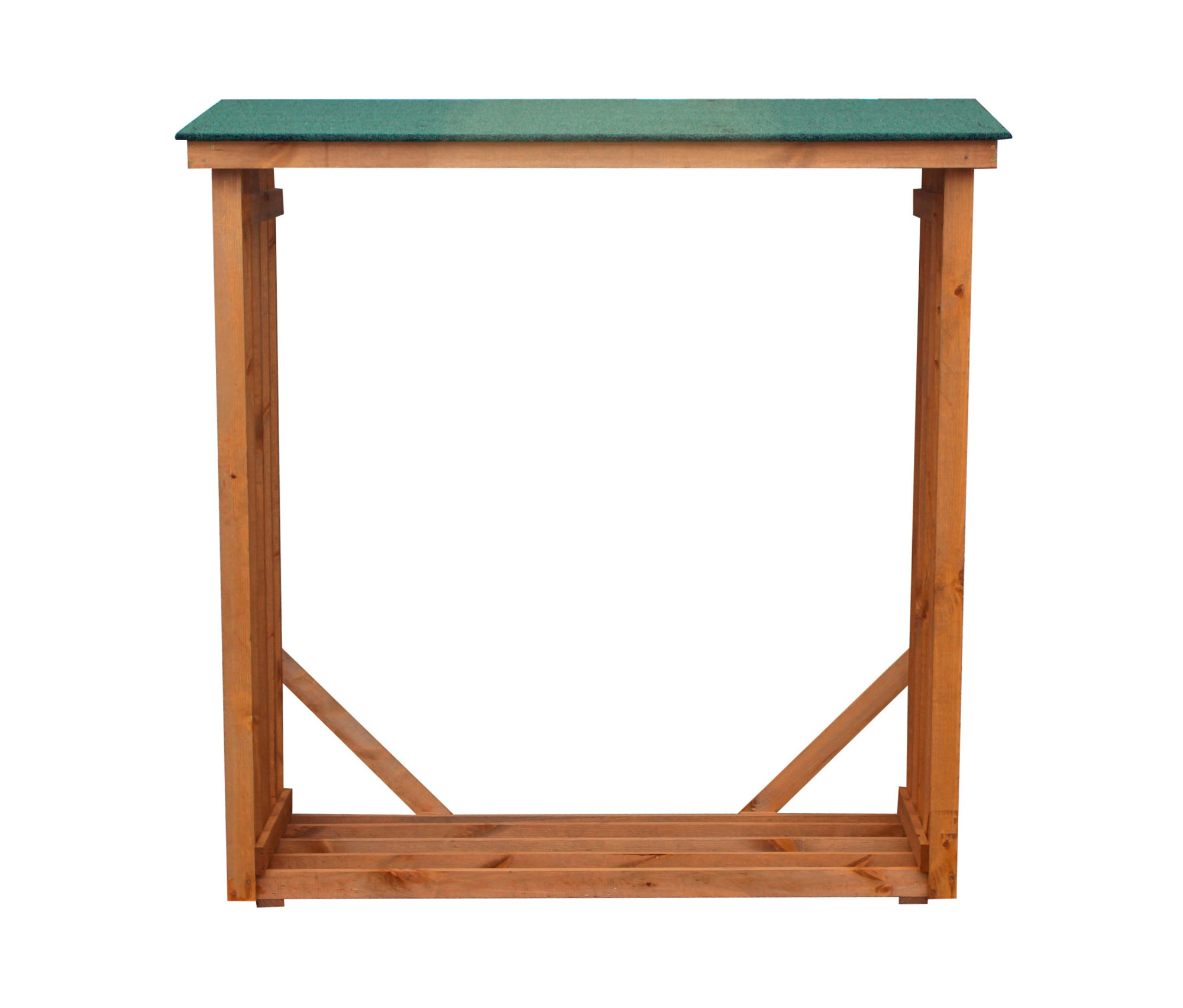 Tchibo - Kaminholz-Regal - 40x140x143cm - grün - Holz / Holz