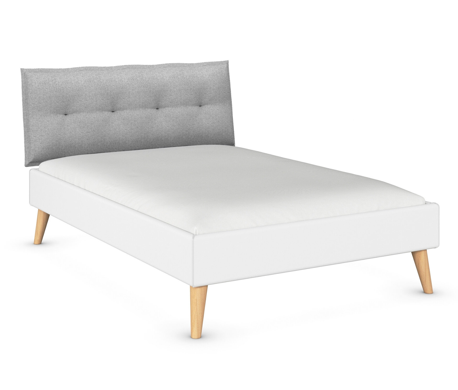 rauch Bett »Skandi« - 153x219x109cm - braun - Holz